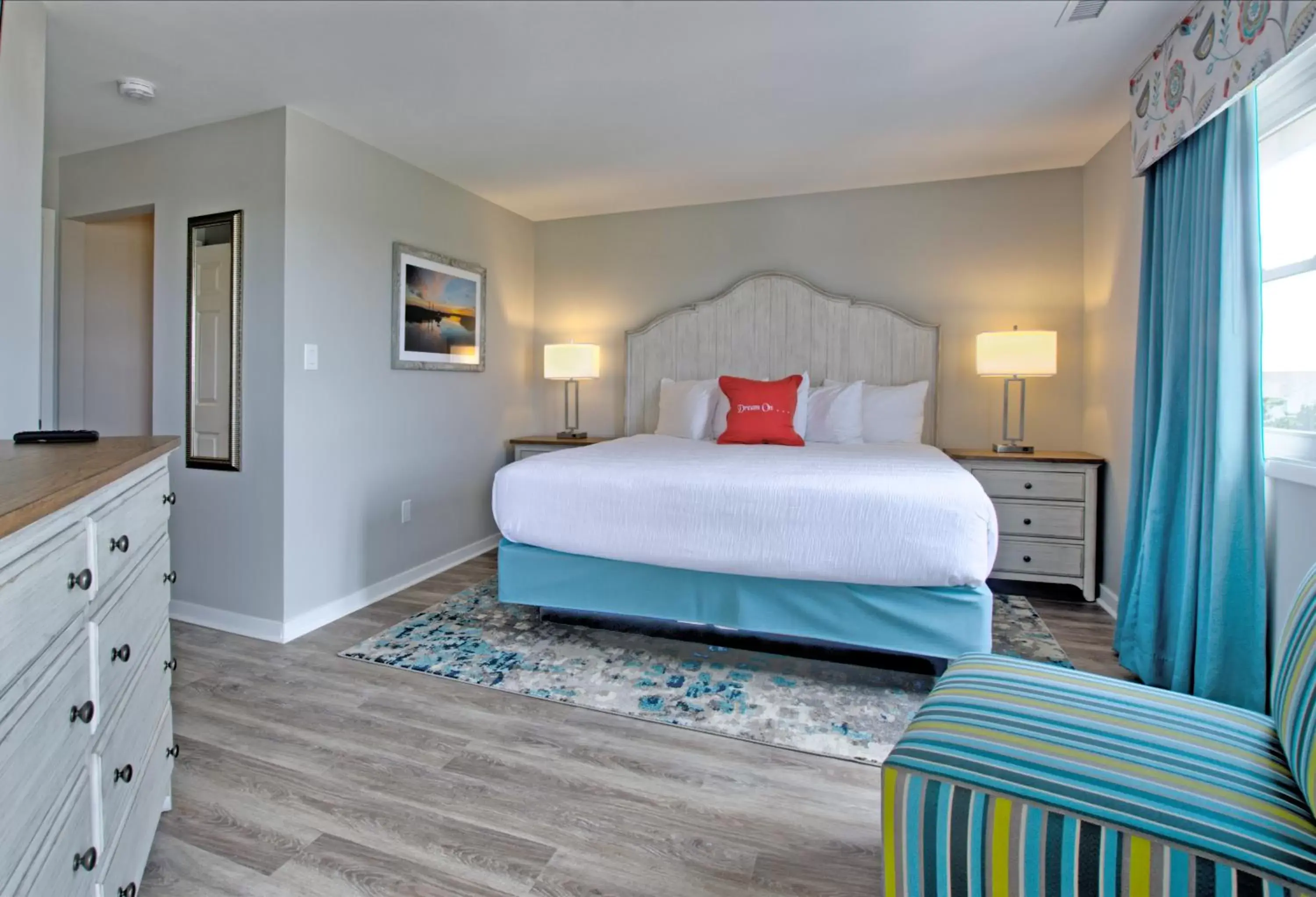 Bedroom, Bed in Atlantic Beach Resort, a Ramada by Wyndham