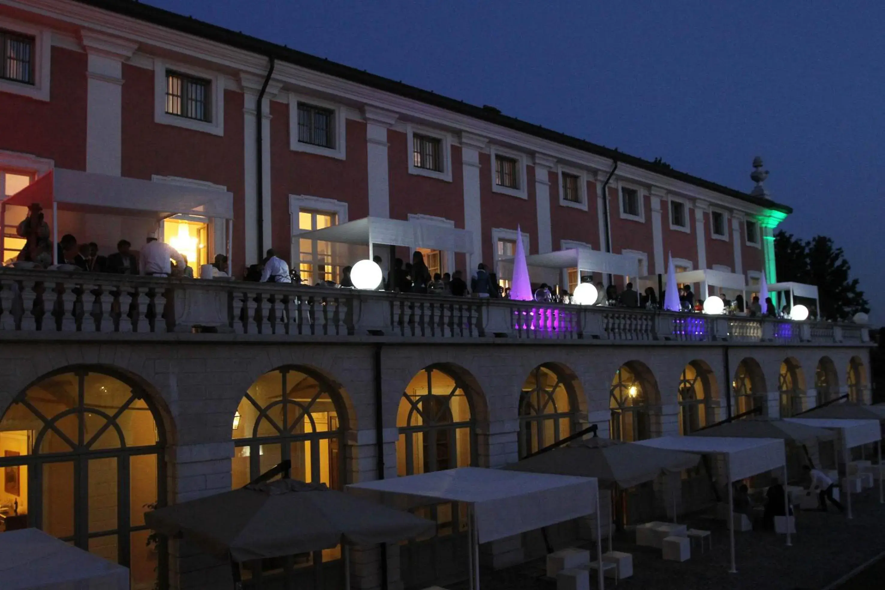 Balcony/Terrace, Property Building in Villa Fenaroli Palace Hotel