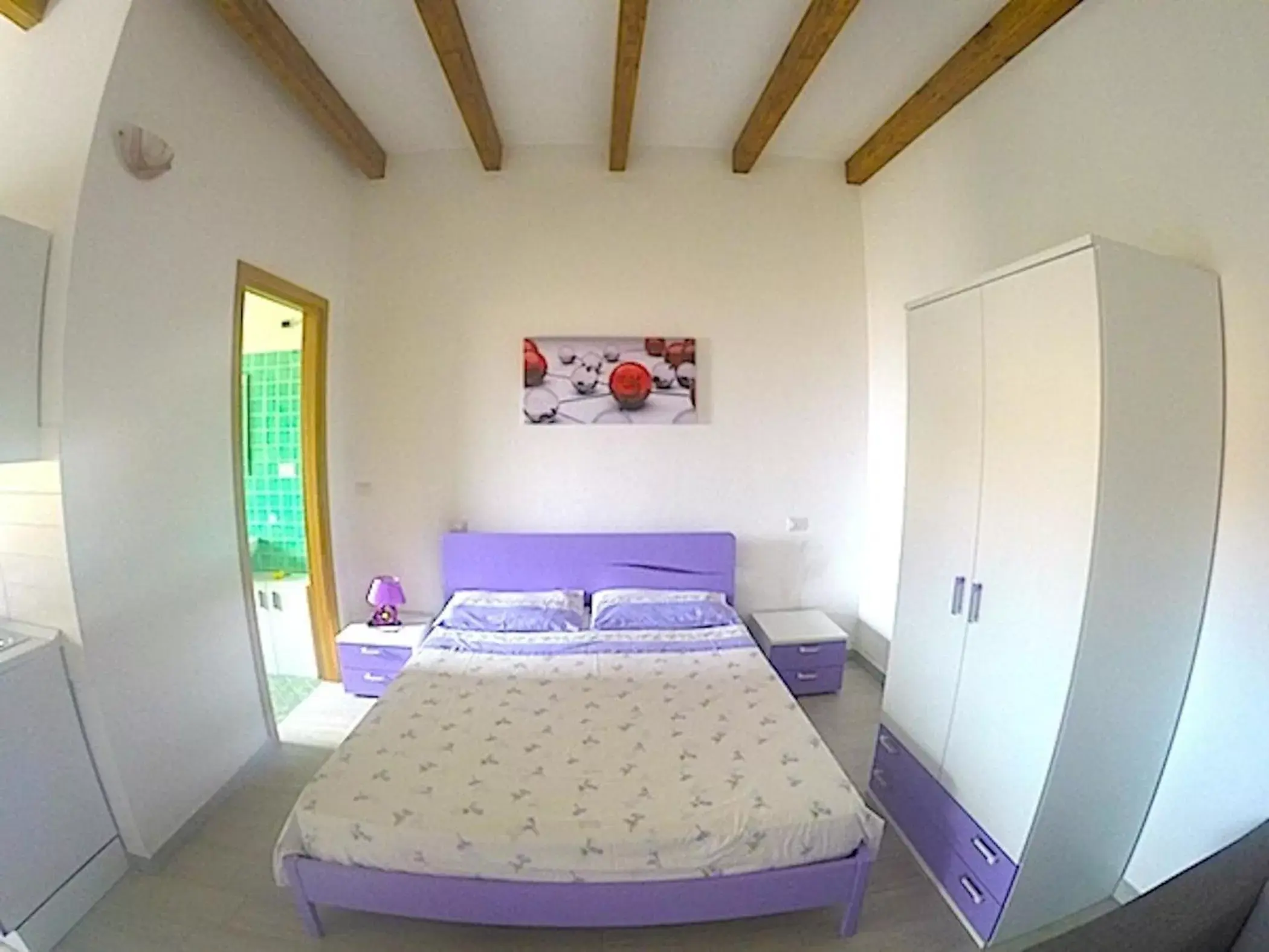 Bedroom, Bed in QUADRIFOGLIO Affittacamere