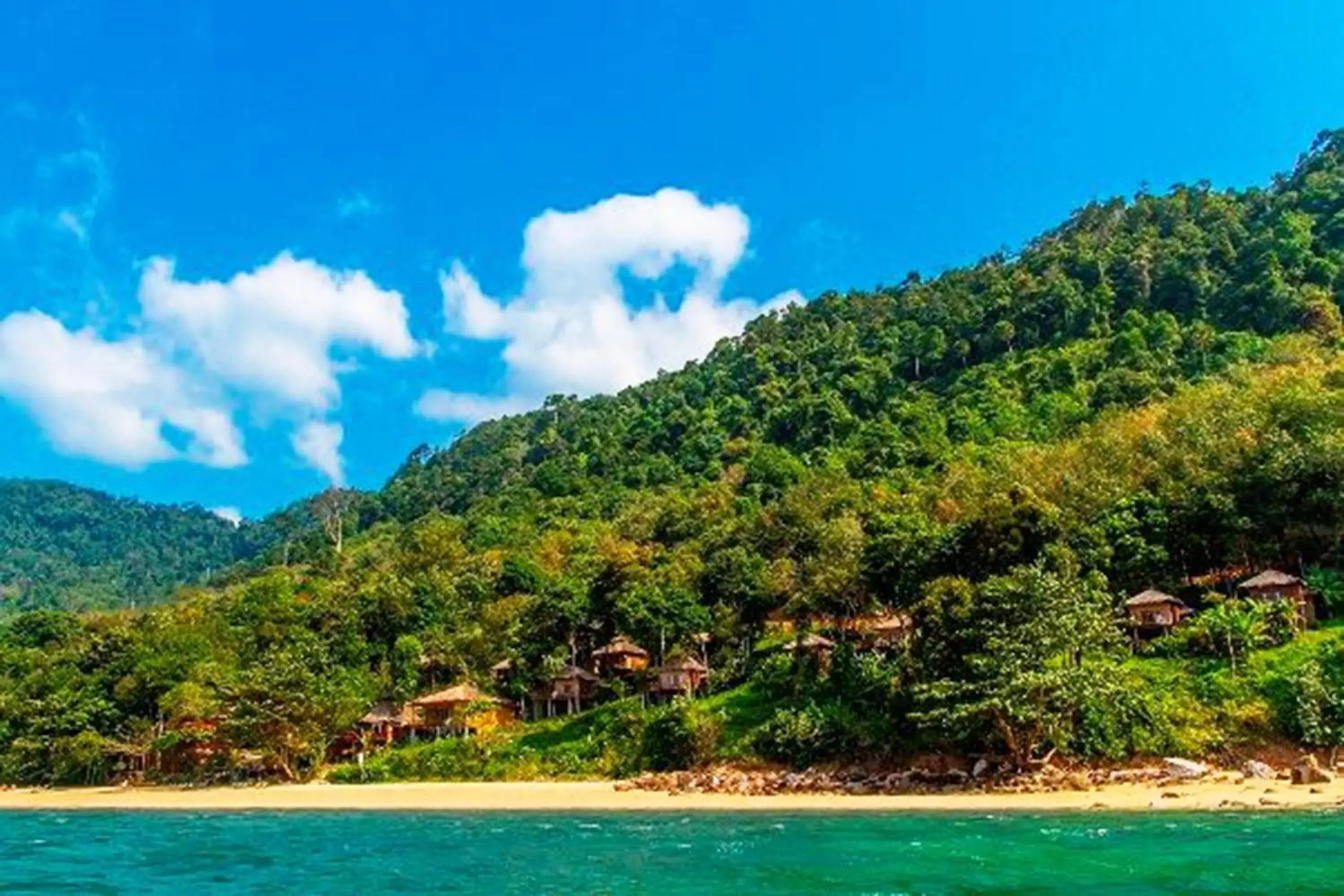 Bird's eye view in Koh Jum Resort