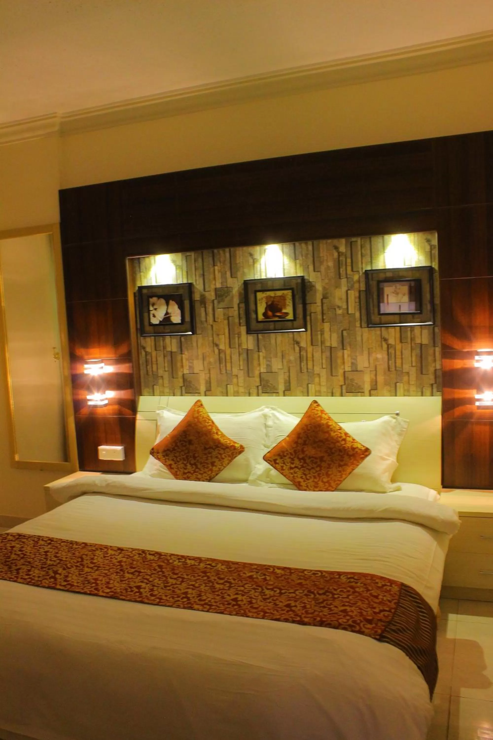 Bed in Al Amoria Apartments