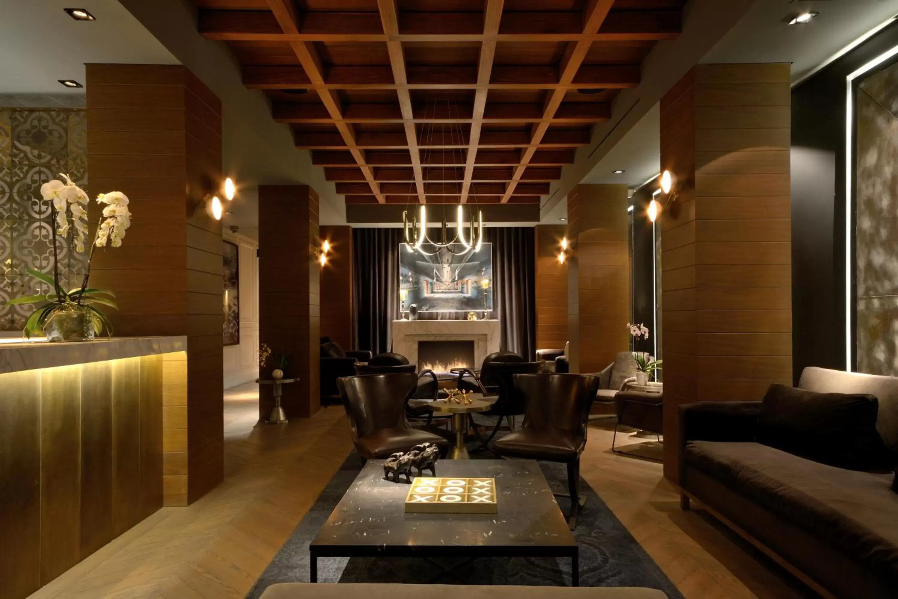 Lobby or reception, Seating Area in Brick Hotel Mexico City - Small Luxury Hotels of the World