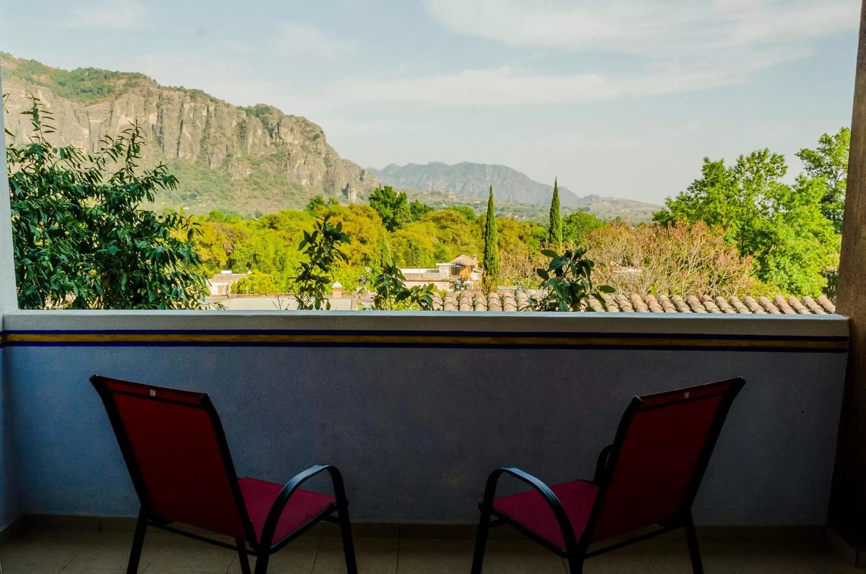 Balcony/Terrace, Mountain View in La Pirámide del Tepozteco