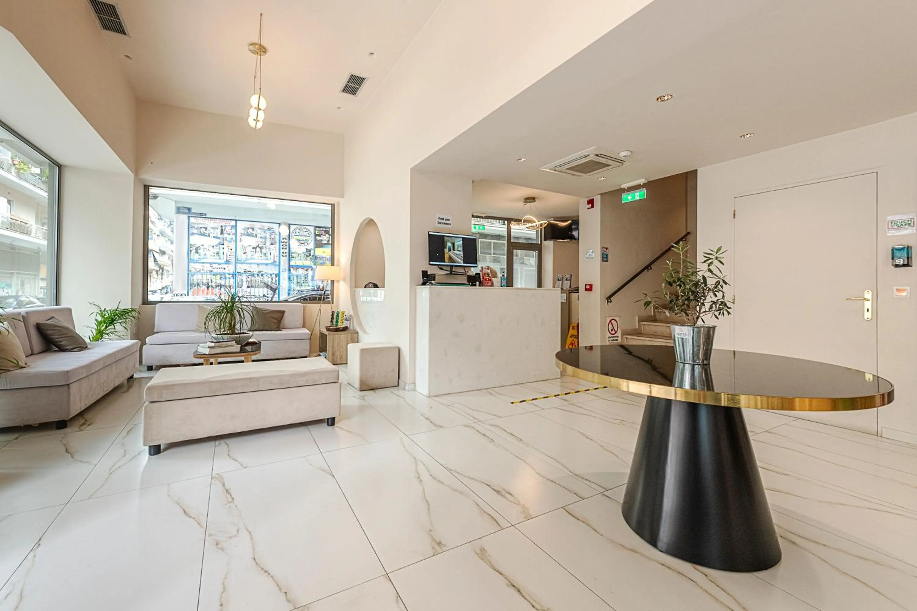 Lobby or reception in Hotel @Syngrou Fix