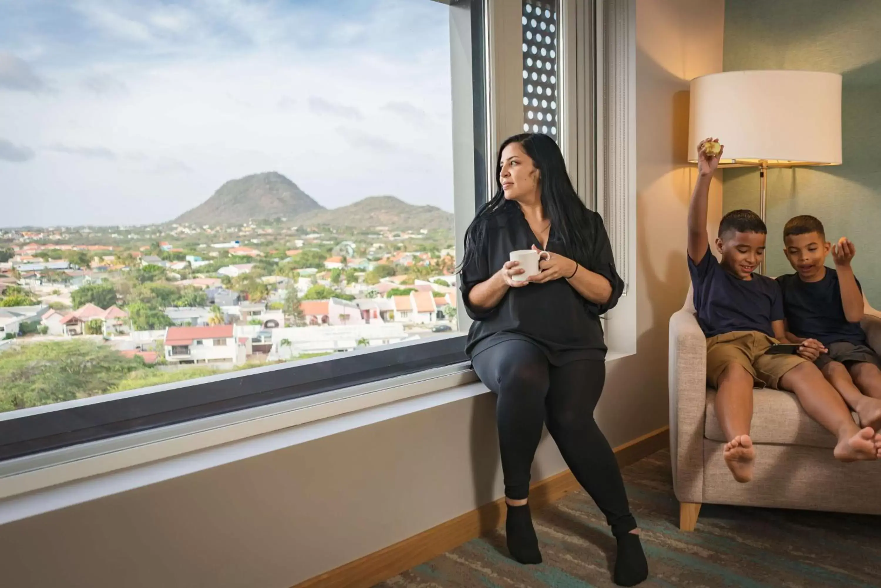 Photo of the whole room in Hyatt Place Aruba Airport