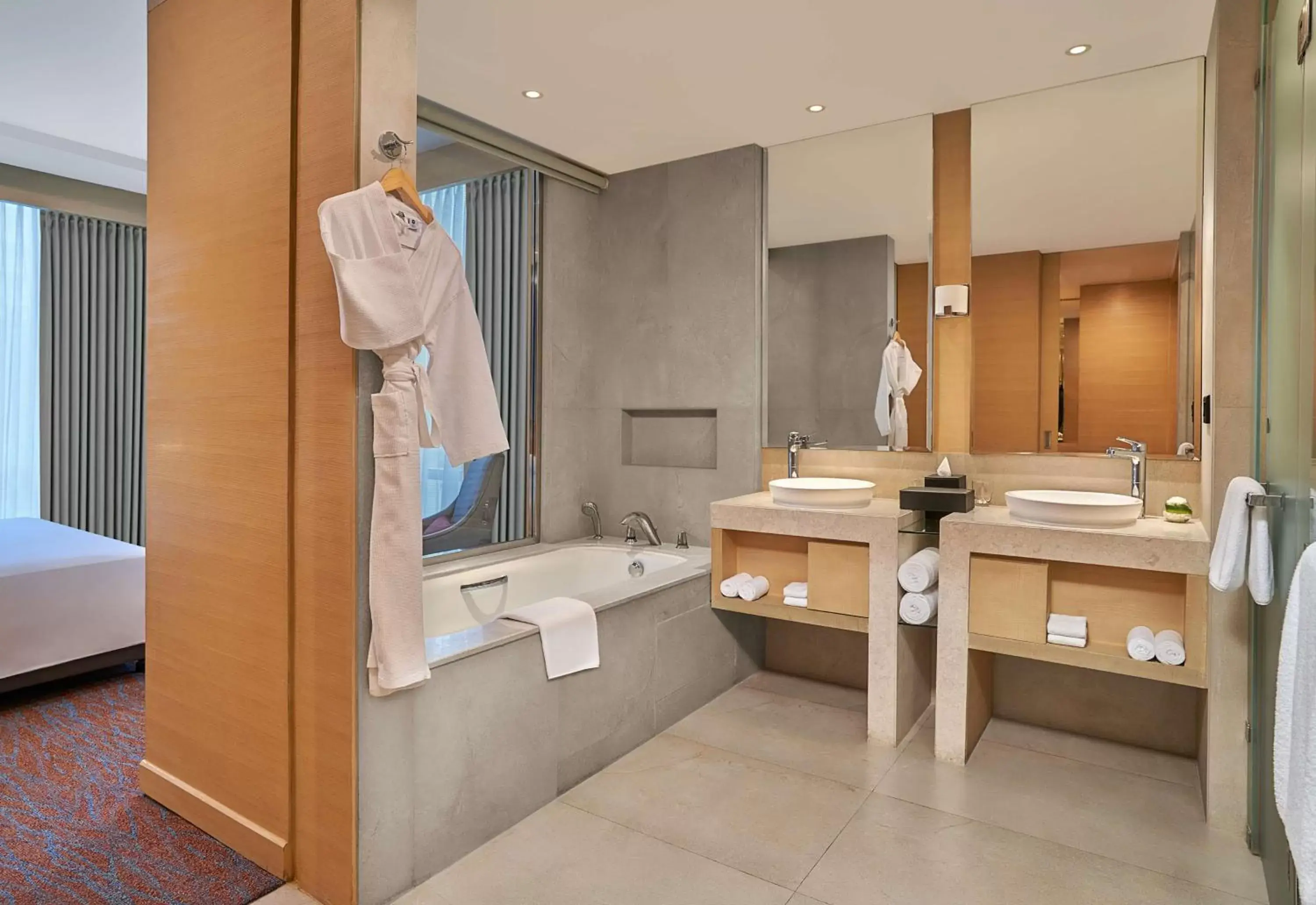 Bathroom in Hyatt Regency Lucknow Gomti Nagar