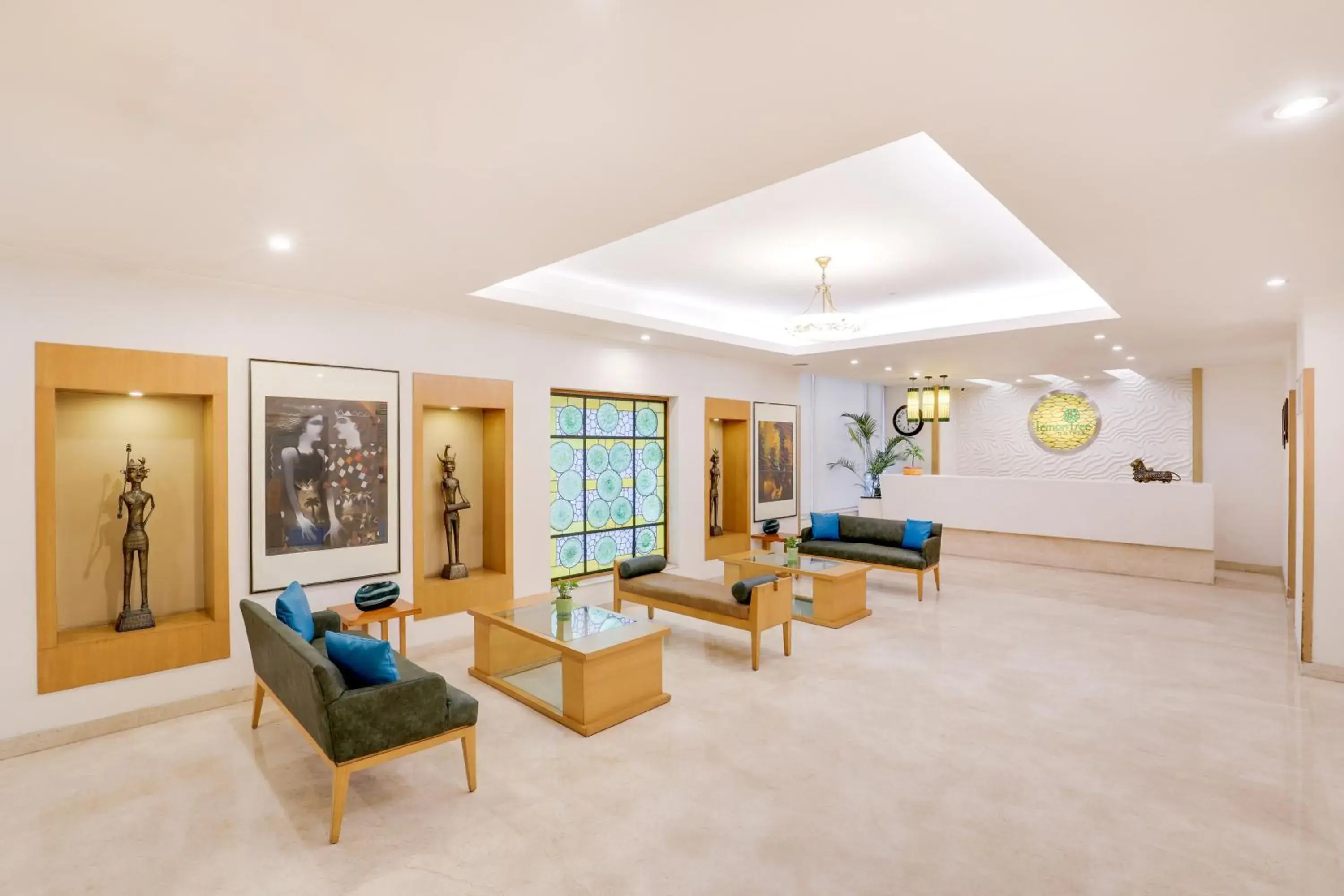 Lobby or reception in Lemon Tree Hotel Chandigarh Lobby or reception in Lemon Tree Hotel Chandigarh
