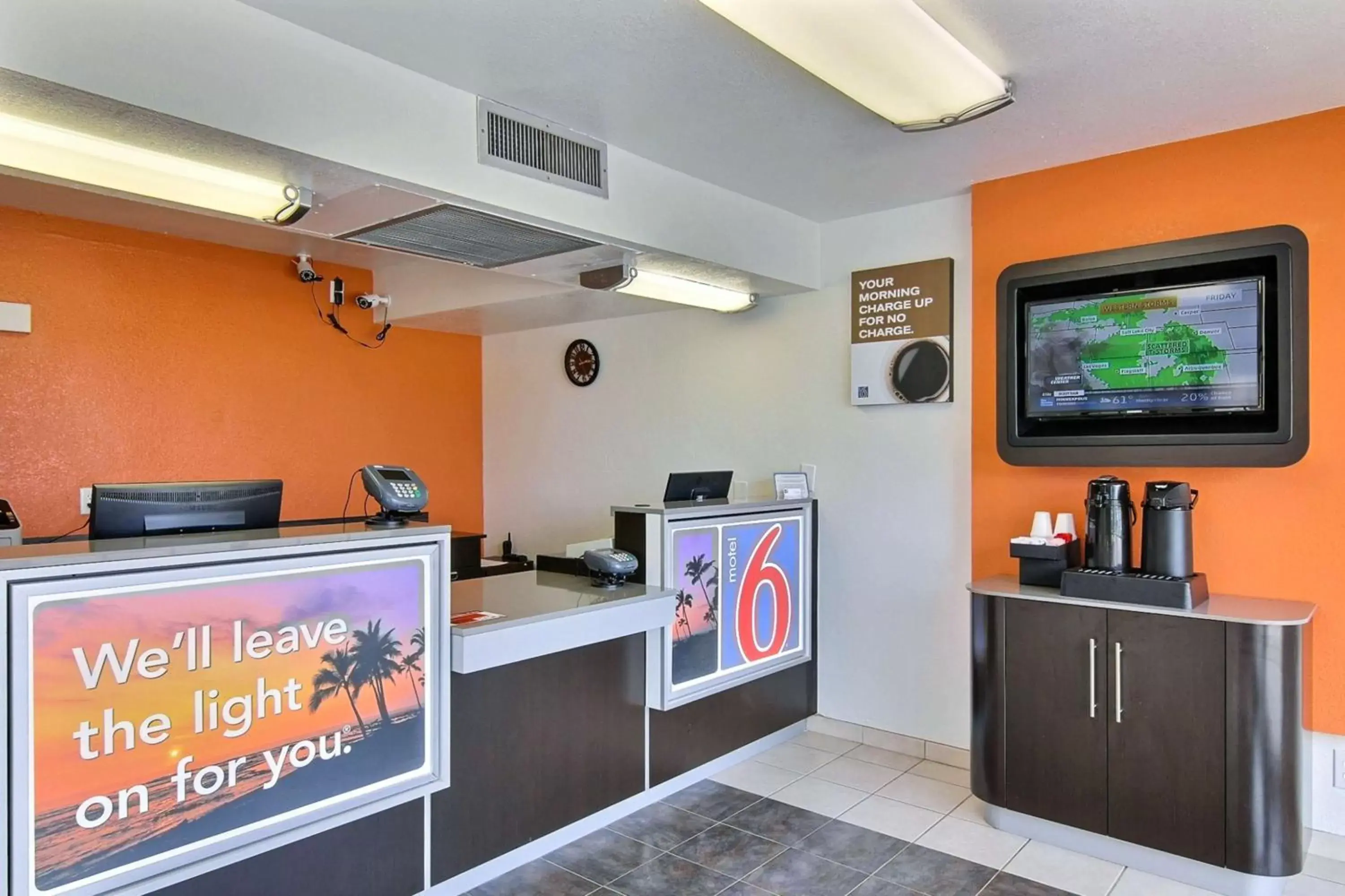 TV and multimedia, Lobby/Reception in Motel 6-Lompoc, CA