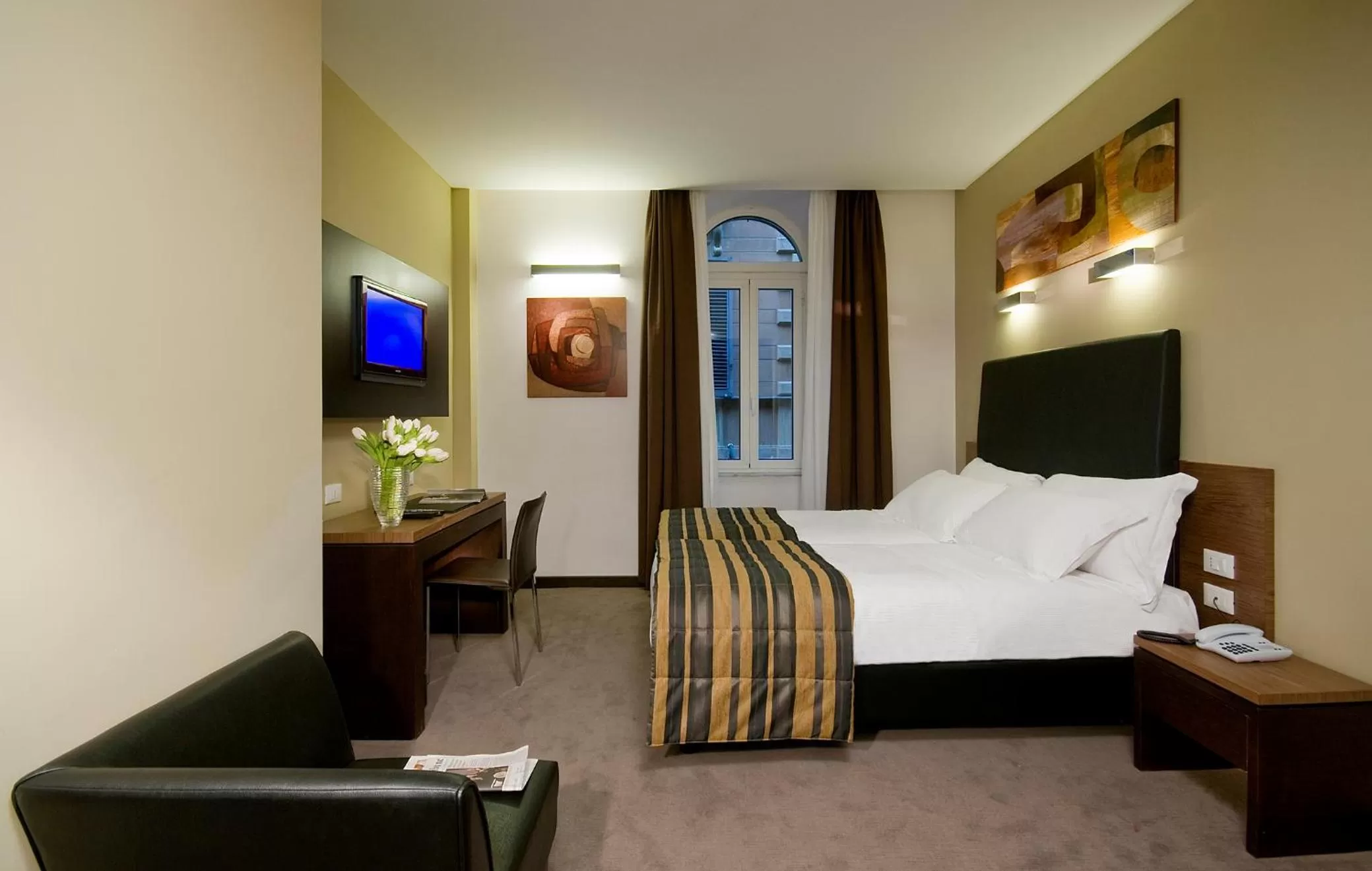 Photo of the whole room, Bed in Hotel Rinascimento - Gruppo Trevi Hotels