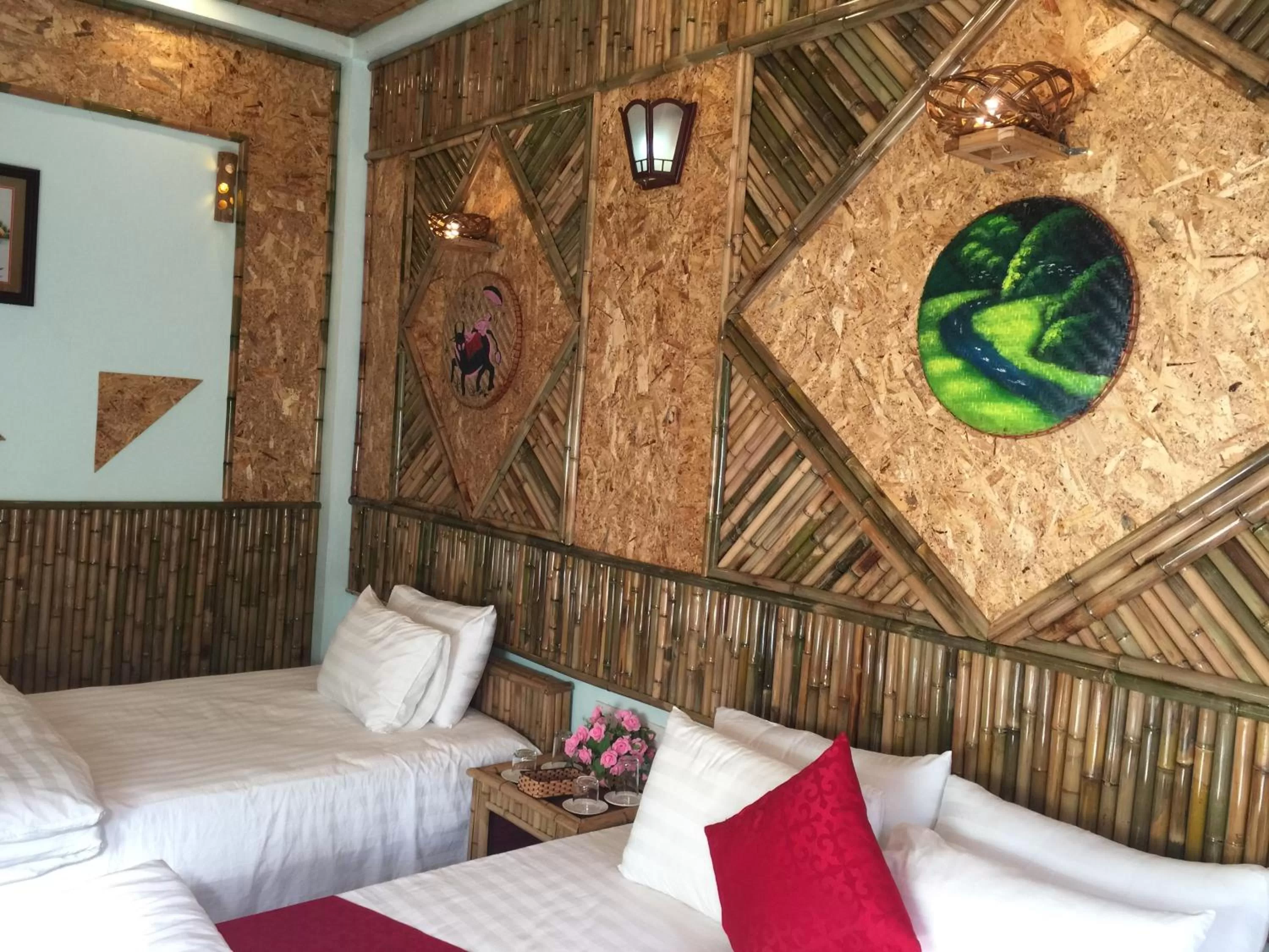 Bed in Tam Coc Vinh Thinh Homestay