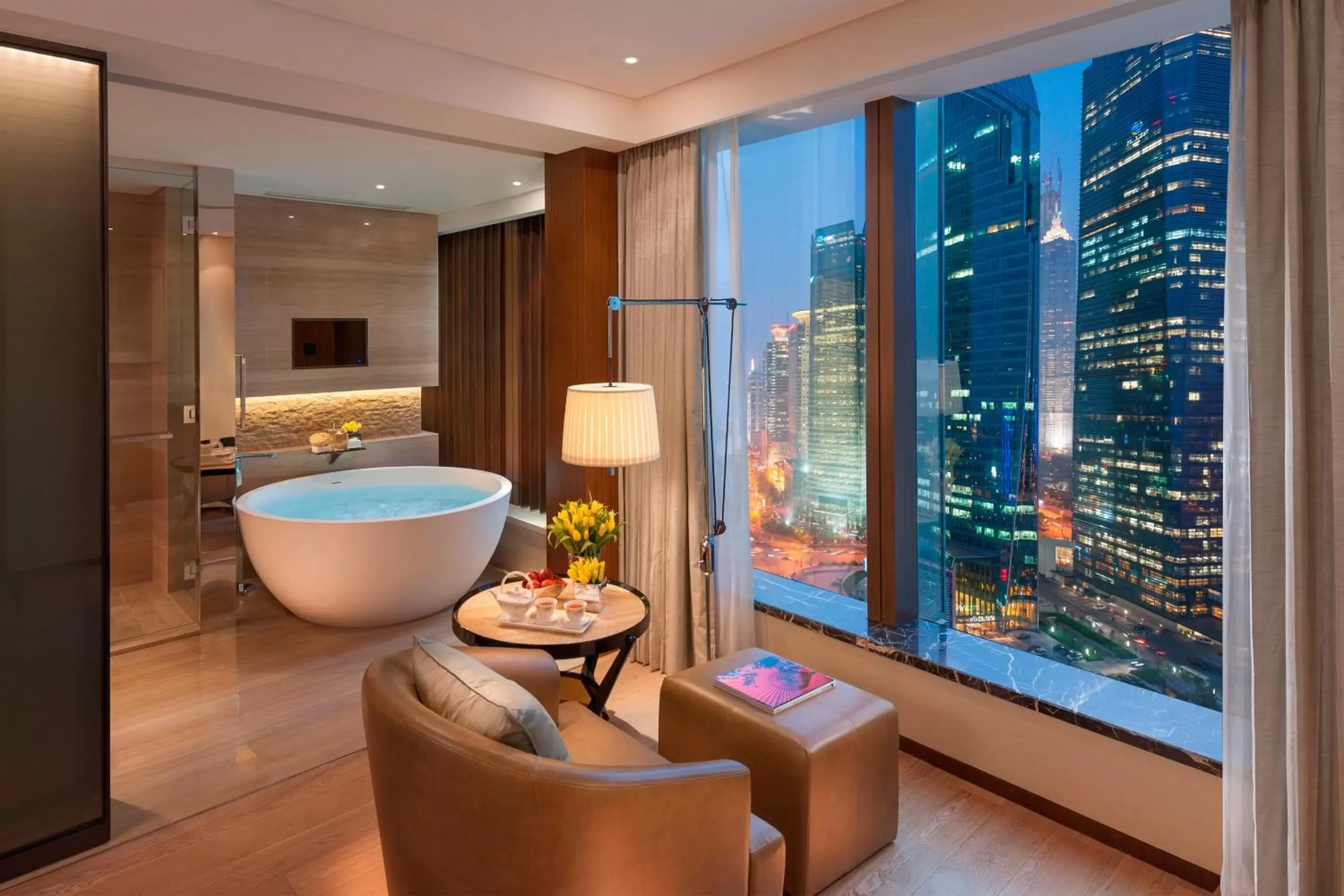 Bath, Bathroom in Mandarin Oriental Pudong, Shanghai