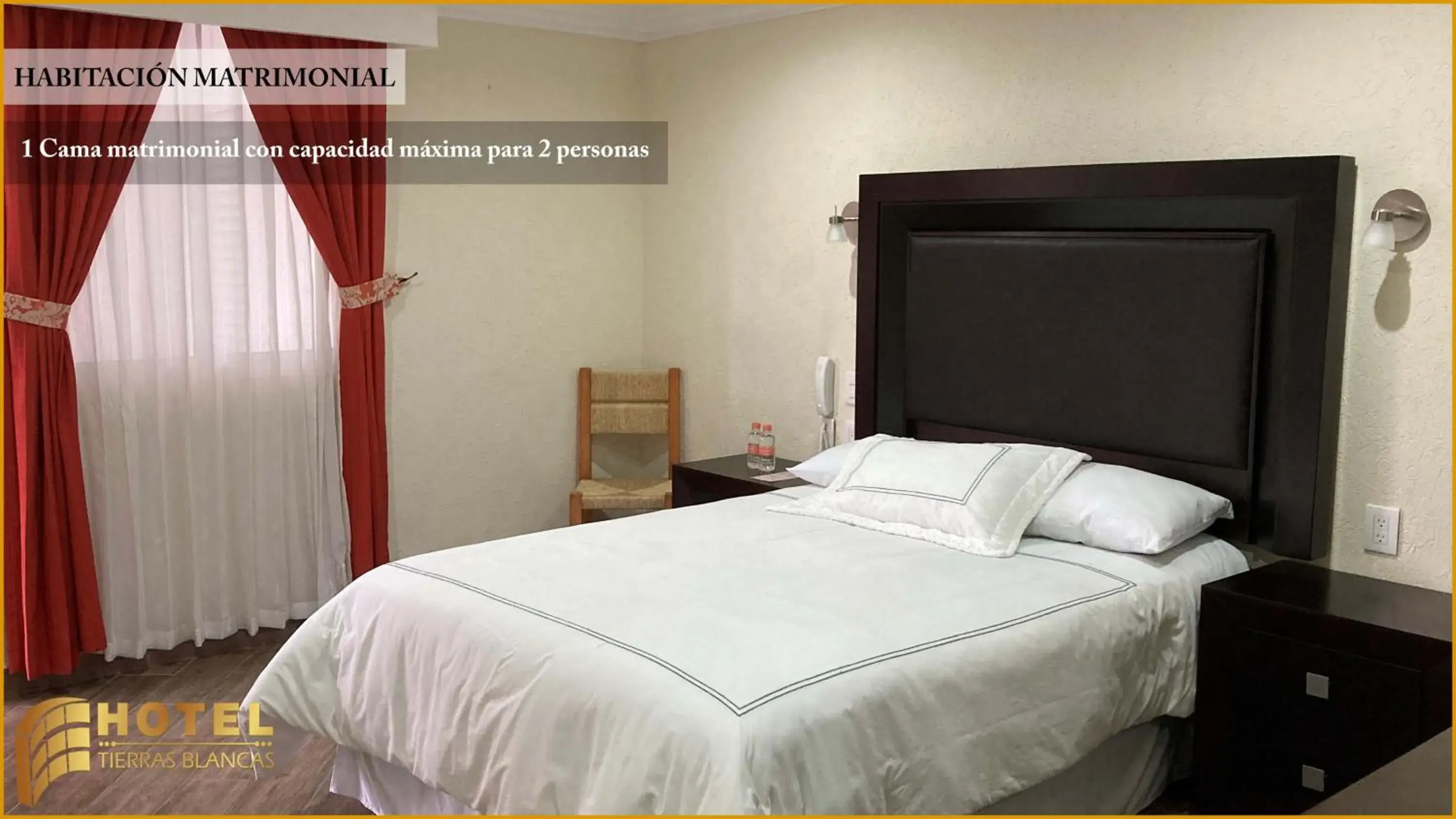 Bed in Hotel Tierras Blancas