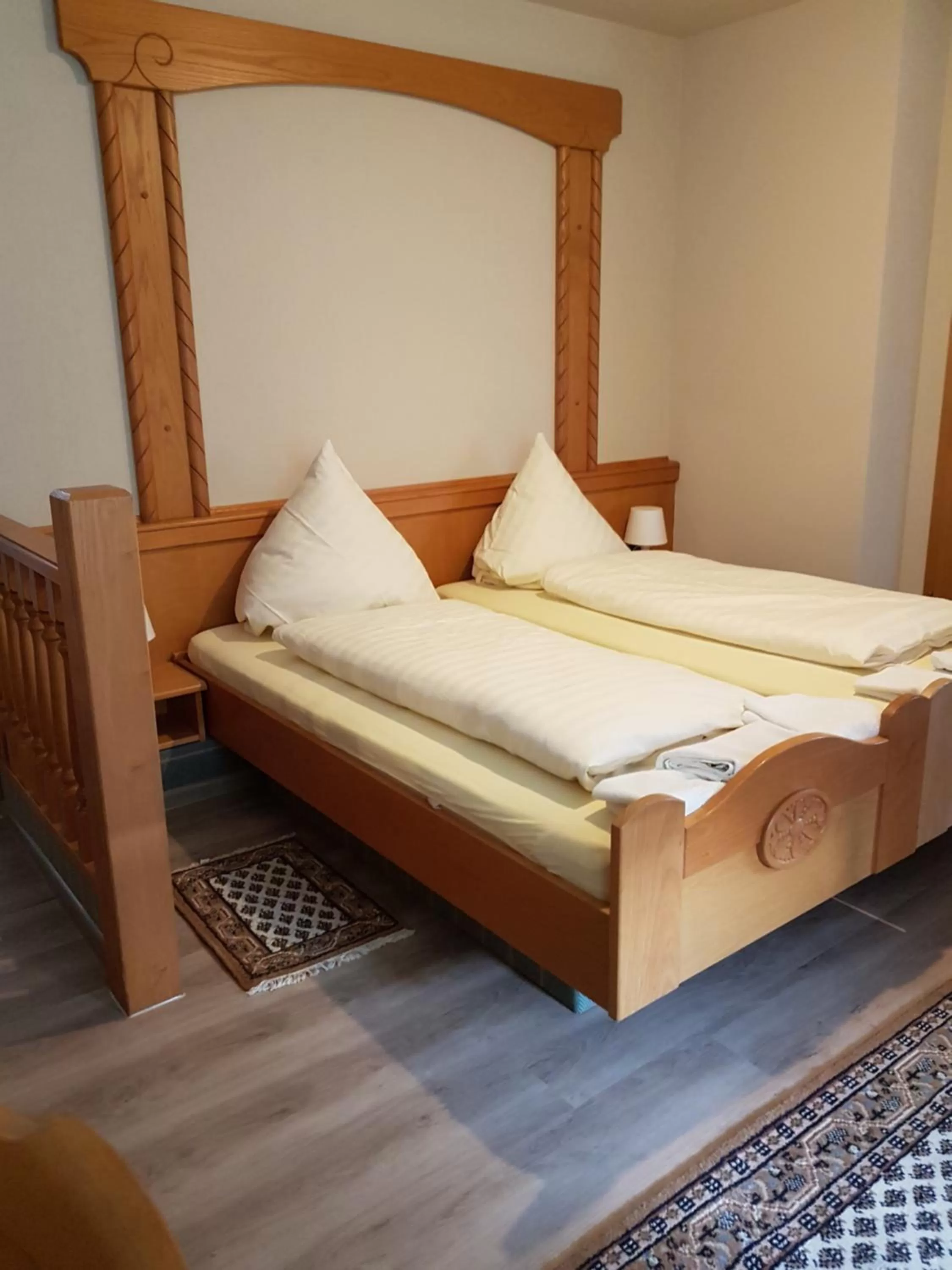 Photo of the whole room, Bed in Hotel Restaurant Paelzer-Buwe