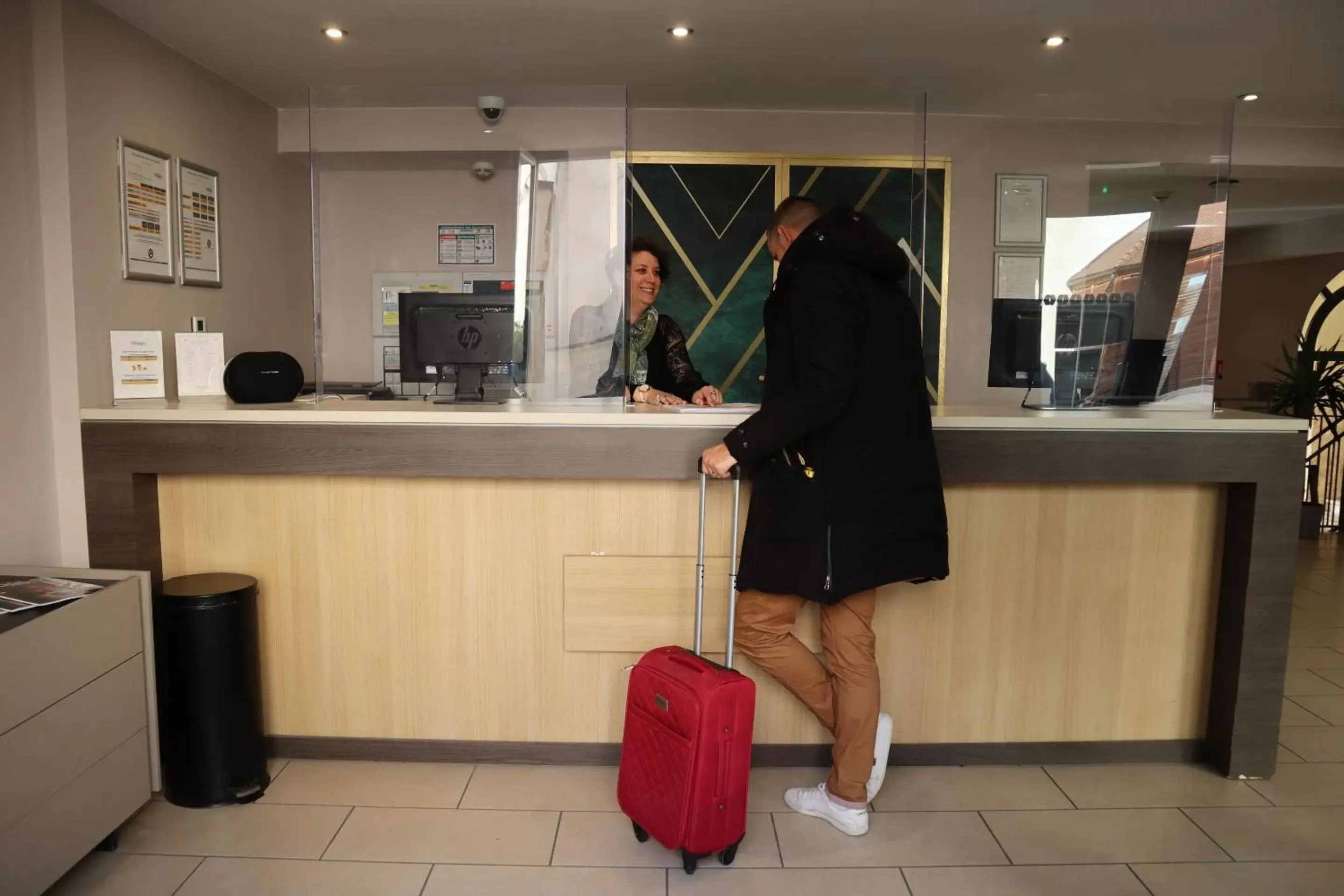 Lobby or reception in Odalys City Dijon Les Cordeliers