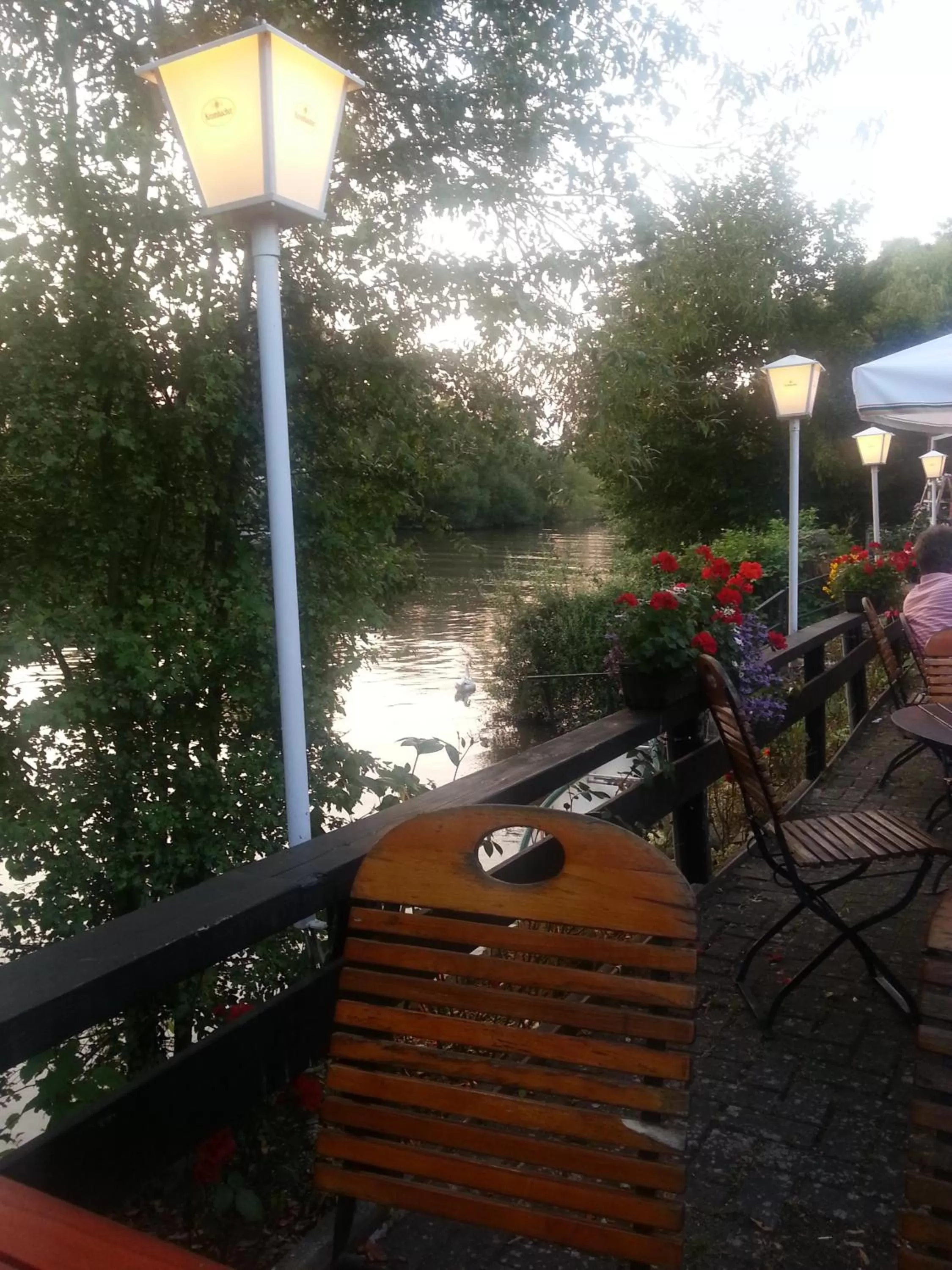 Balcony/Terrace in Altes Eishaus, Hotel & Restaurant