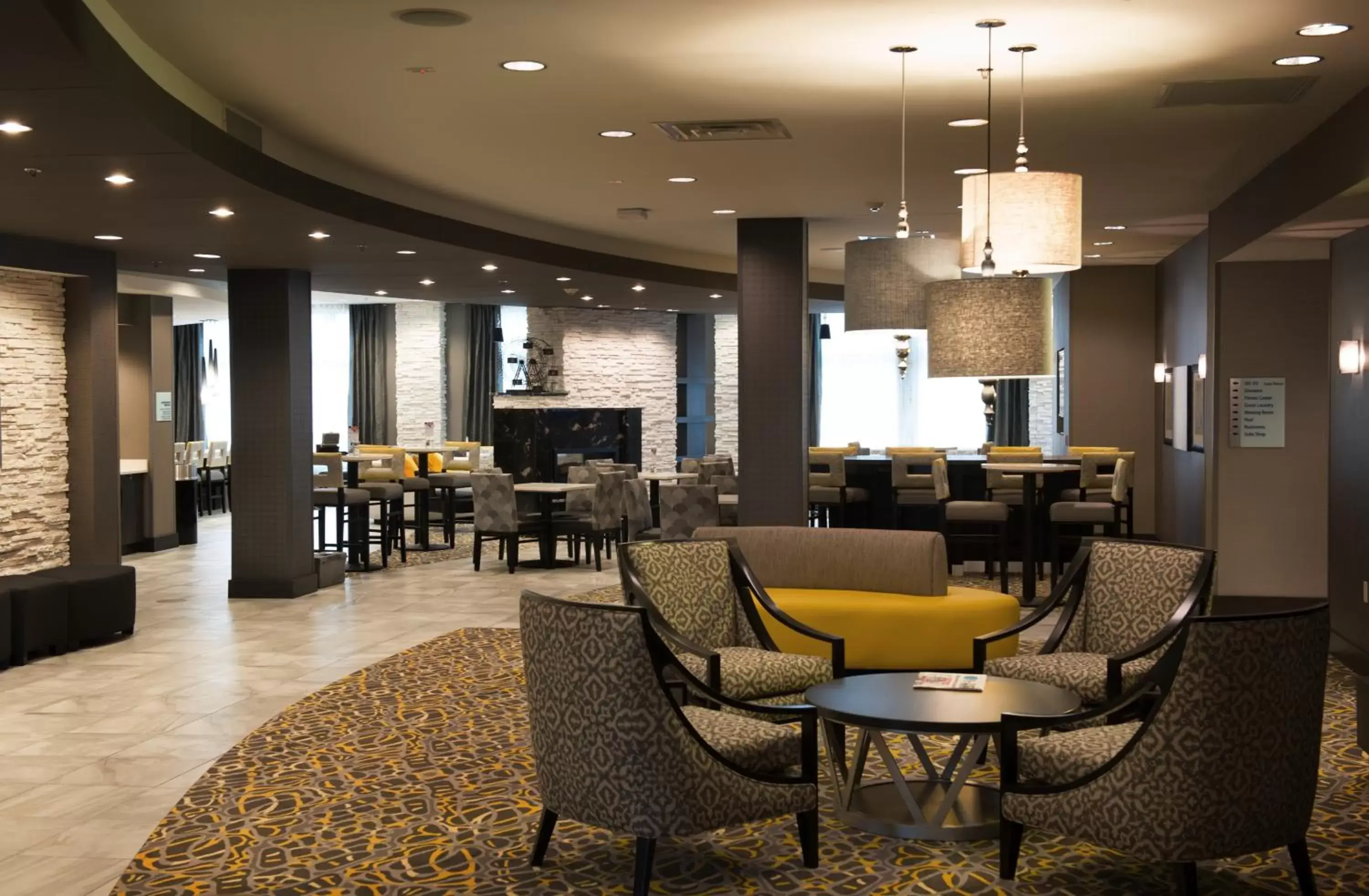 Lobby or reception, Restaurant/Places to Eat in Holiday Inn Express and Suites Madison Central, an IHG Hotel