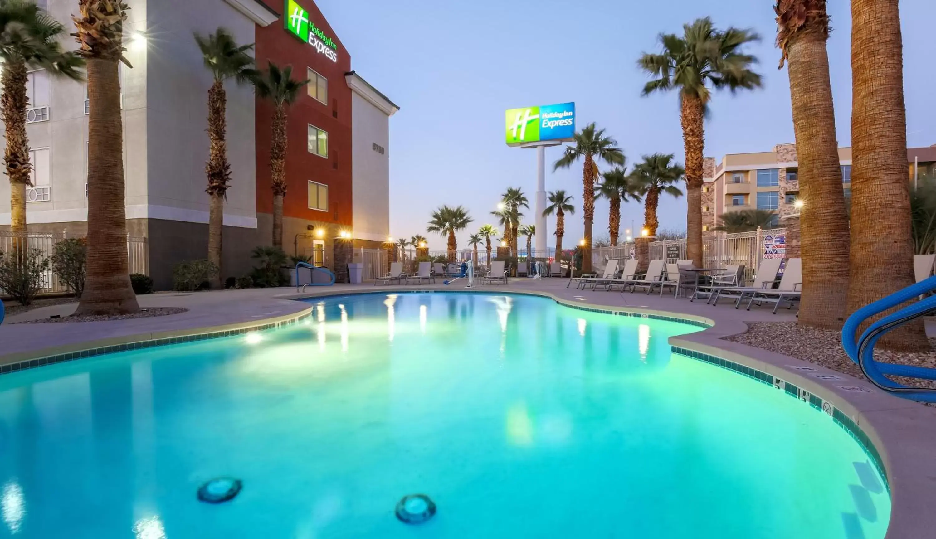 Property building, Swimming Pool in Holiday Inn Express Las Vegas South, an IHG Hotel
