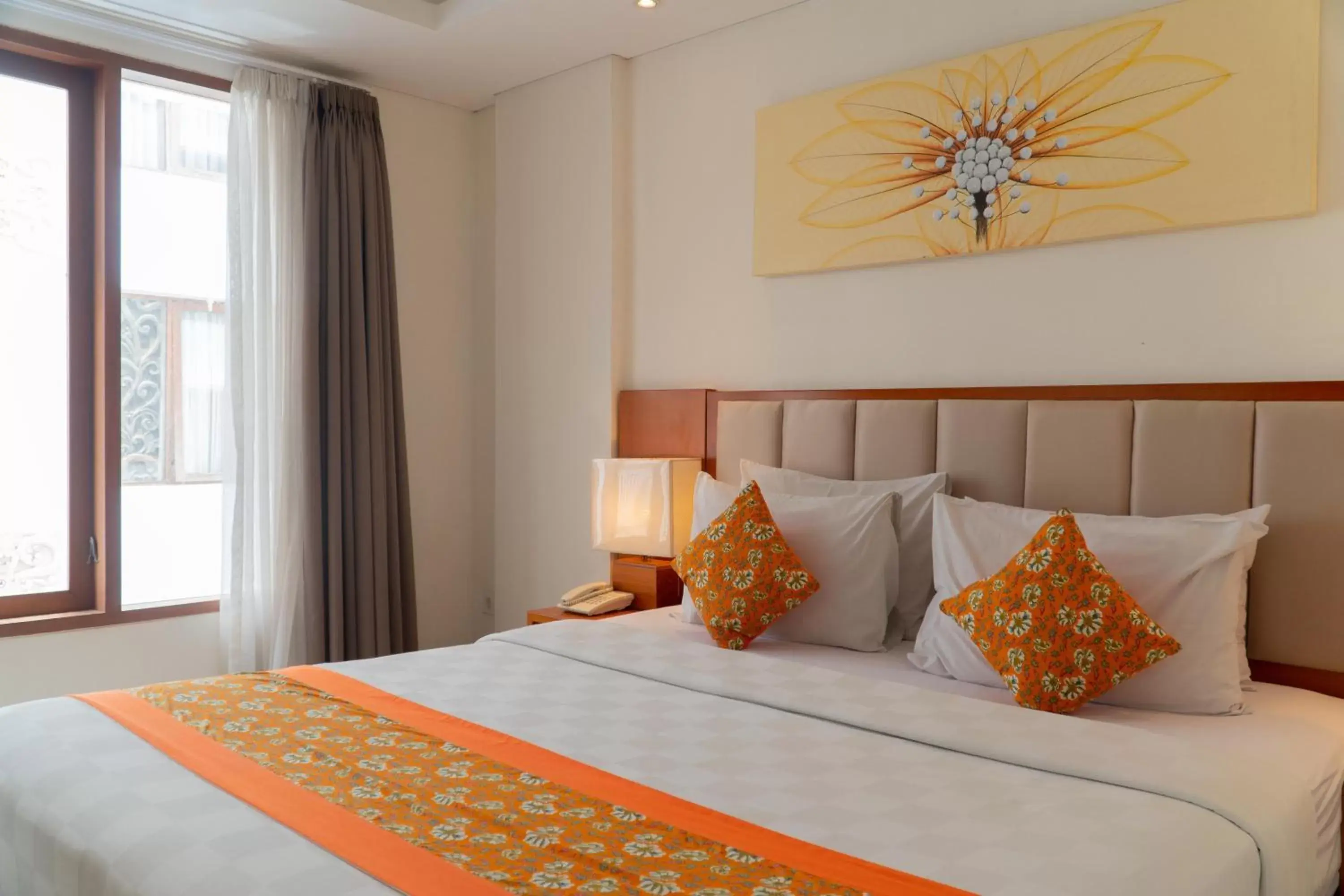 Property building, Bed in The Sun Hotel & Spa Legian - CHSE Certified