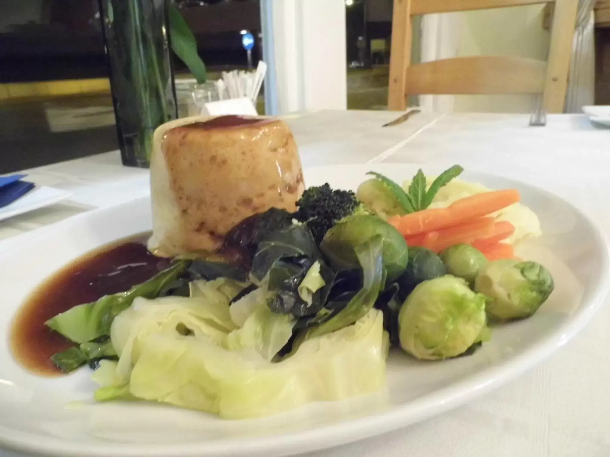 Dinner, Food in Waterfront Hotel