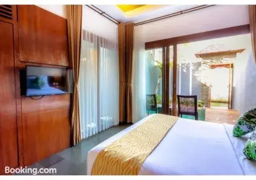 Bed in The Canggu Boutique Villas and Spa