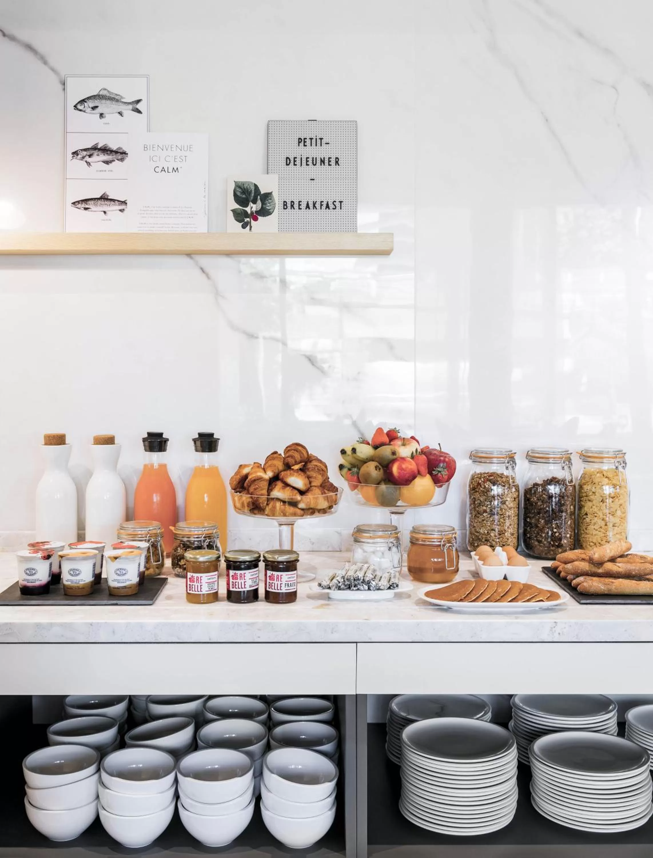 Buffet breakfast in OKKO Hotels Paris Porte De Versailles