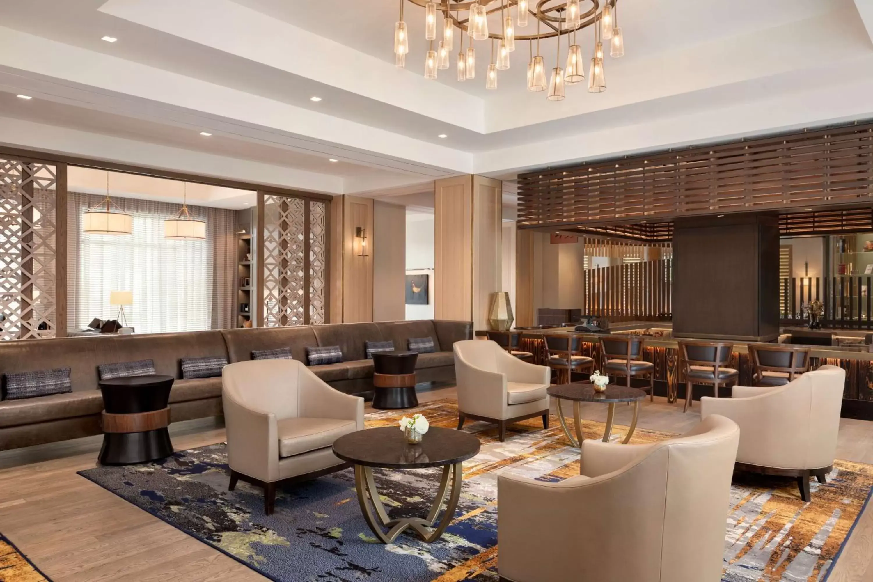 Lobby or reception, Lounge/Bar in The Harpeth Downtown Franklin, Curio Collection by Hilton