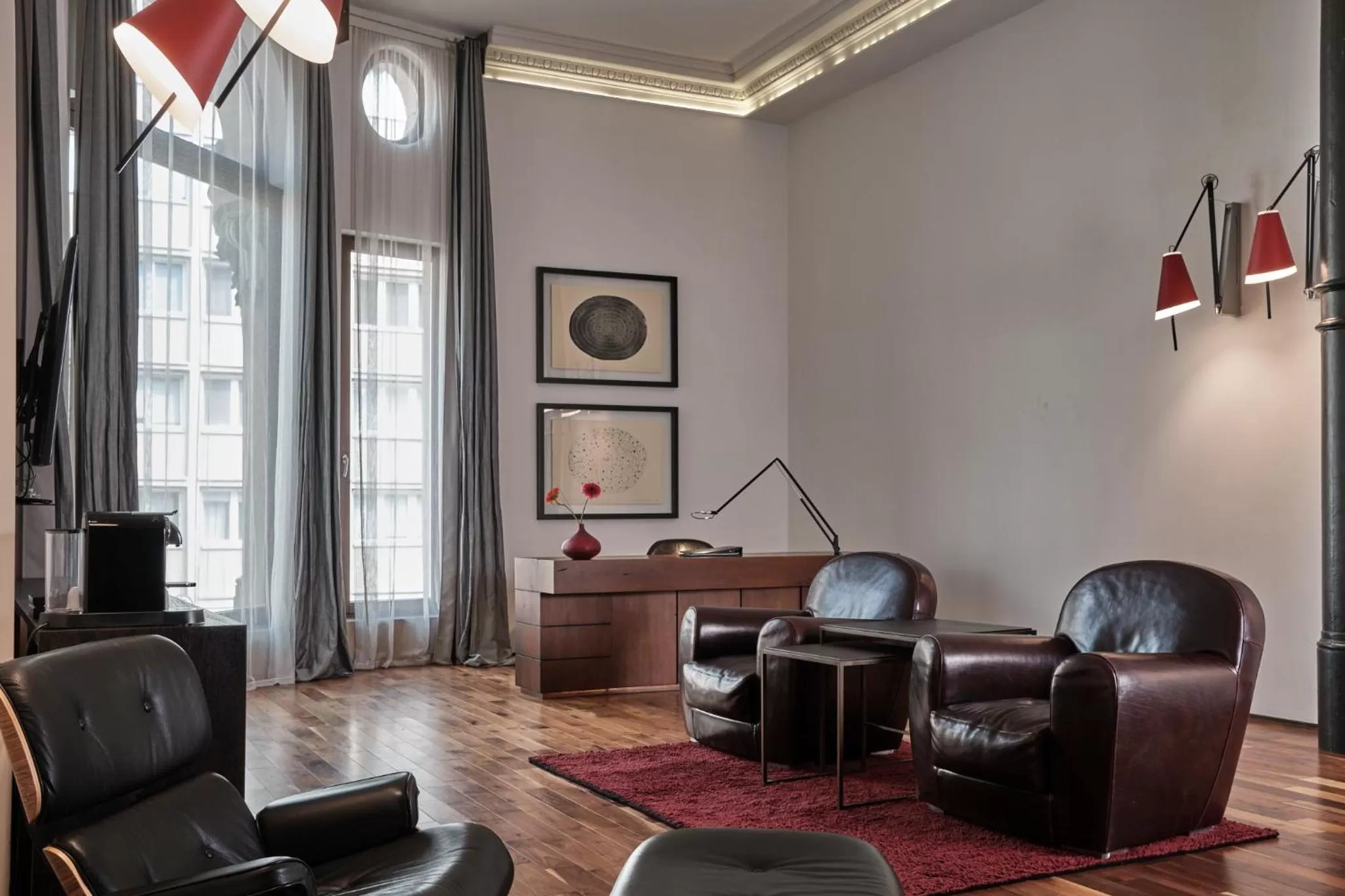 Living room in Hotel Monopol