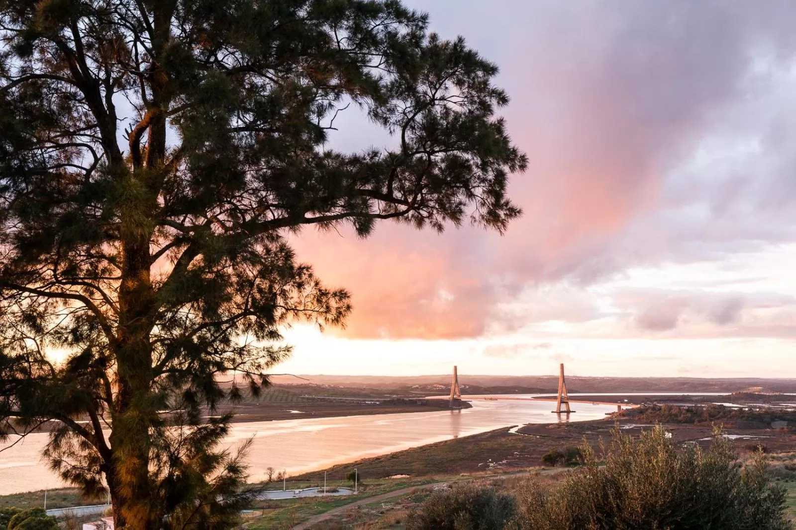 Sunset in Parador de Ayamonte