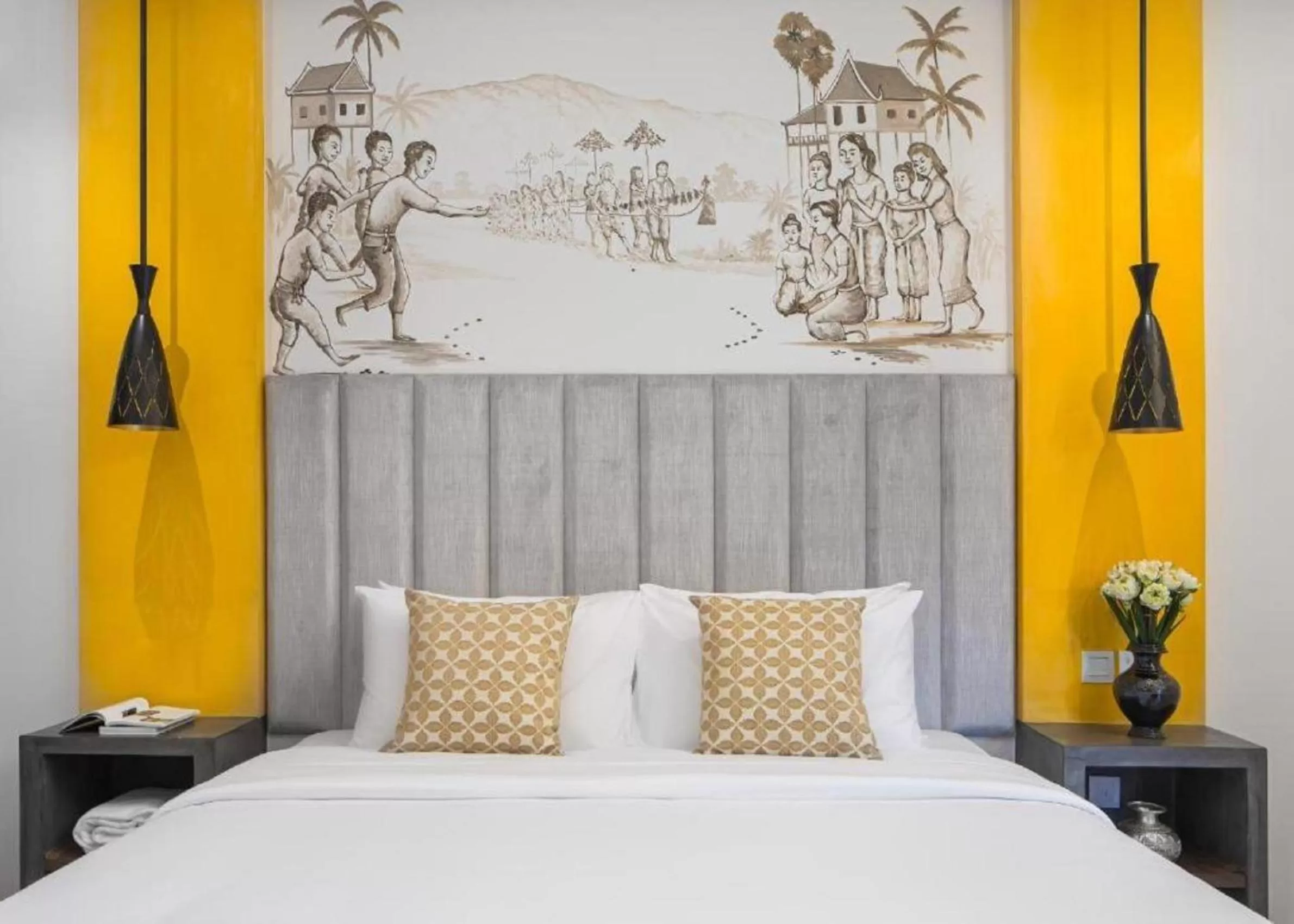 Bed in Siem Reap Palace Hotel & Spa