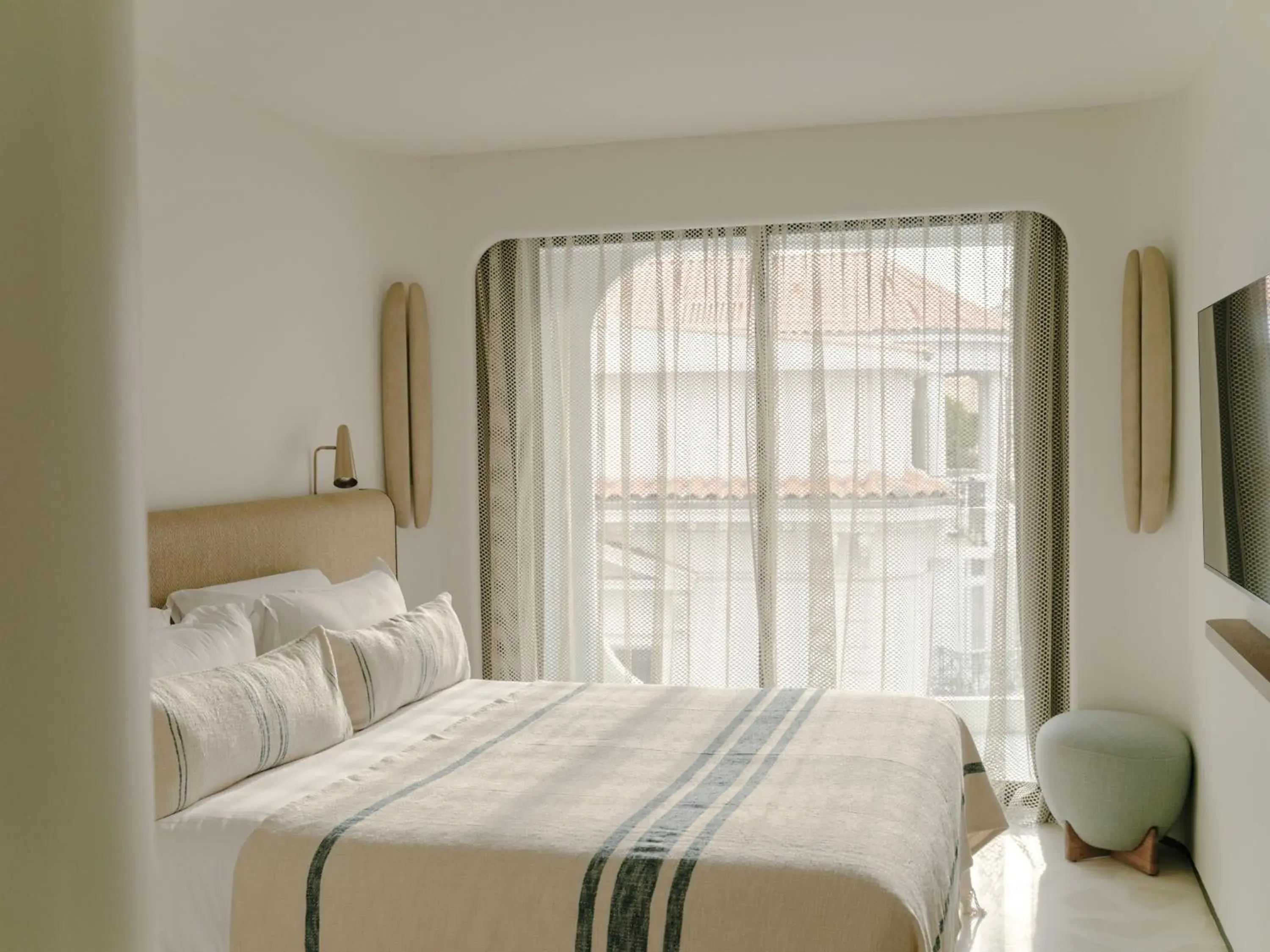 Bedroom, Bed in Hôtel Belle Plage & Villa Spa