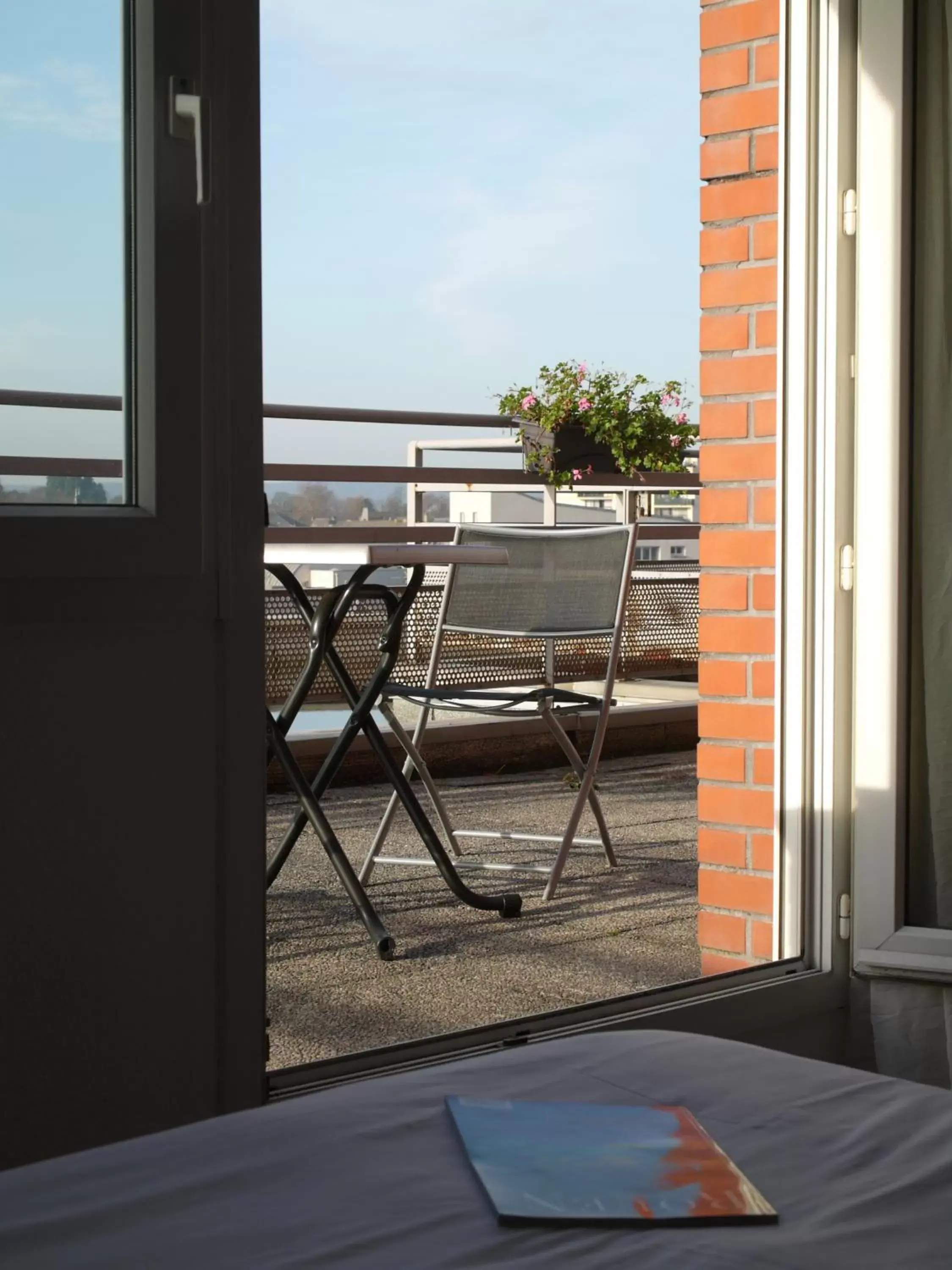 Patio, Balcony/Terrace in Séjours & Affaires Rouen Normandie