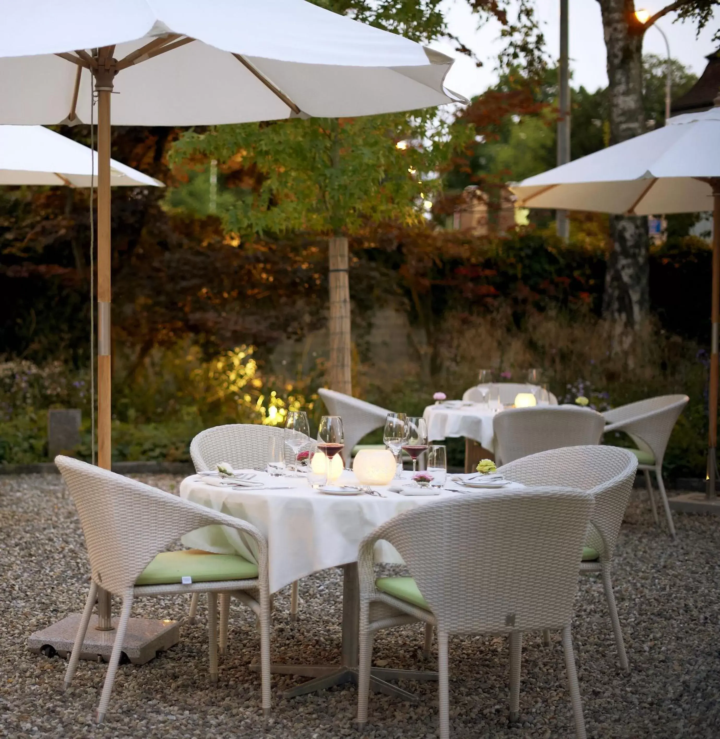 Patio, Restaurant/Places to Eat in Boutique-Hotel Auberge Langenthal