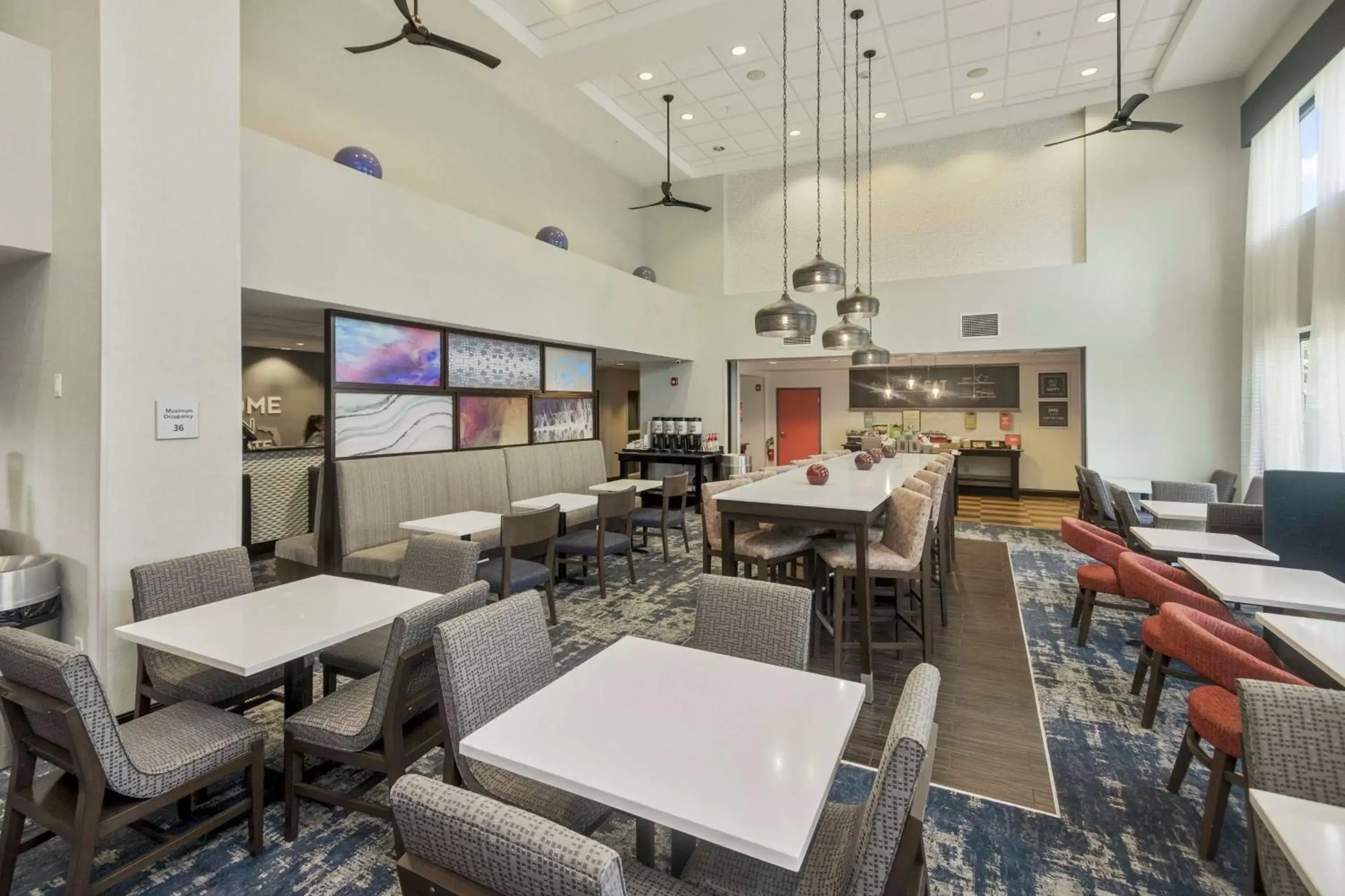 Dining area, Restaurant/Places to Eat in Hampton Inn & Suites Orlando-Apopka