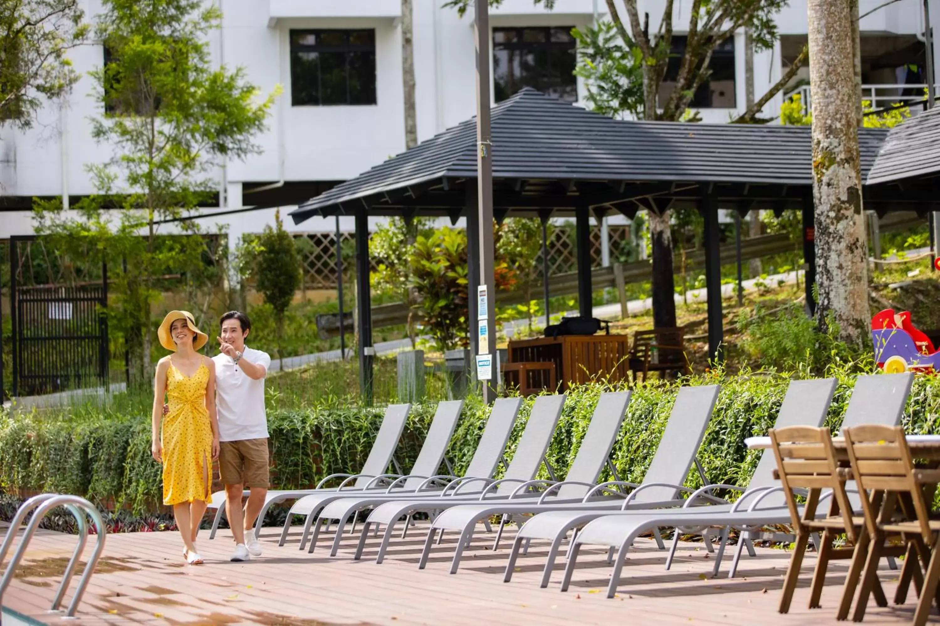 Swimming pool in Genting View Resort