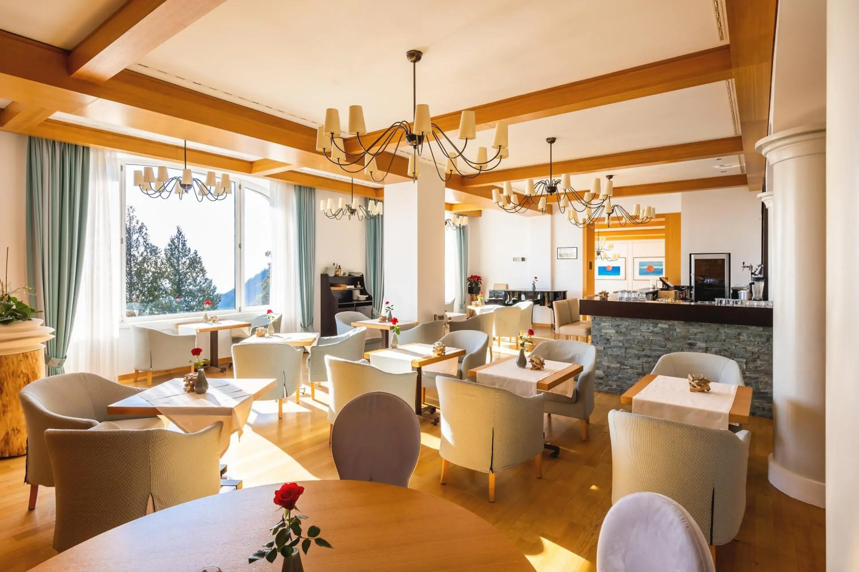 Lobby or reception, Restaurant/Places to Eat in Kurhaus Cademario Hotel & DOT Spa - Ticino Hotels Group