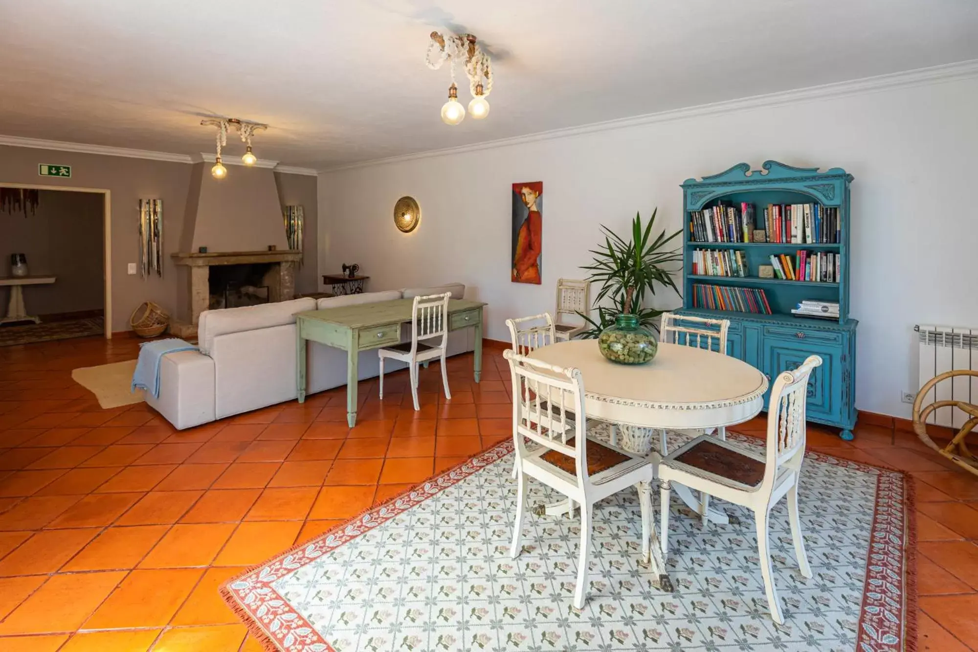 Living room, Dining Area in Quinta do Pé Descalço Guesthouse Sintra
