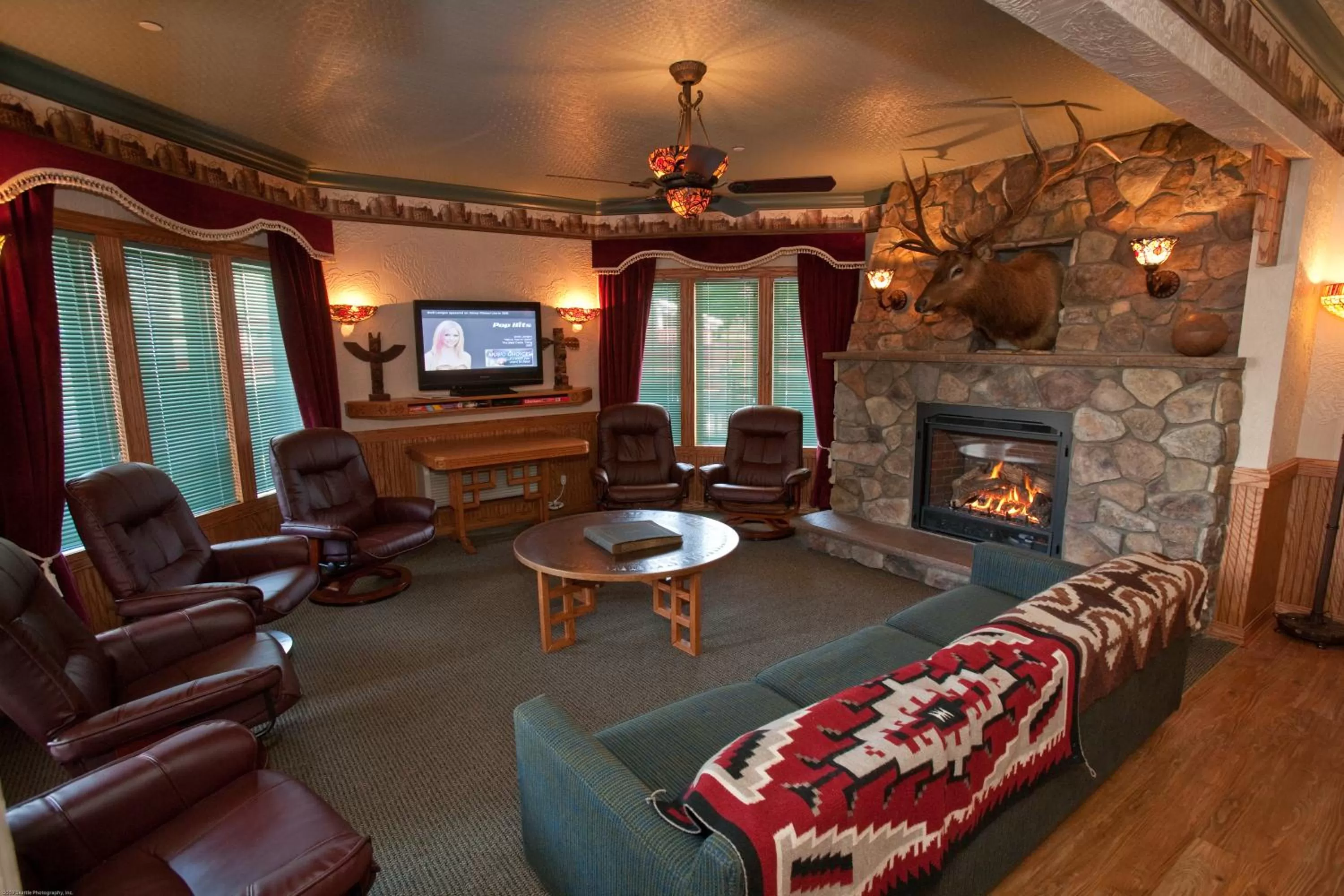 Seating Area in Beaver Valley Lodge
