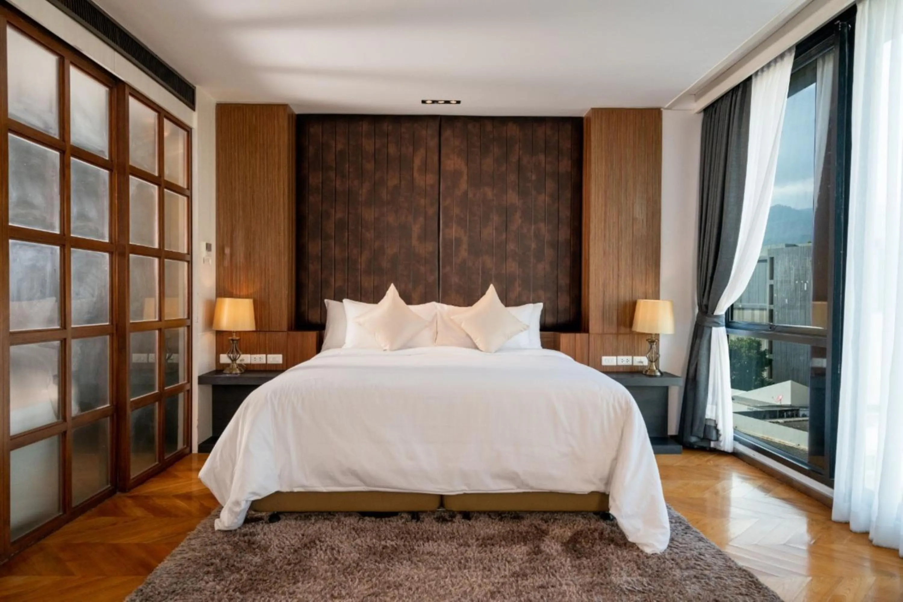 Bed in Sanae' Hotel Nimman