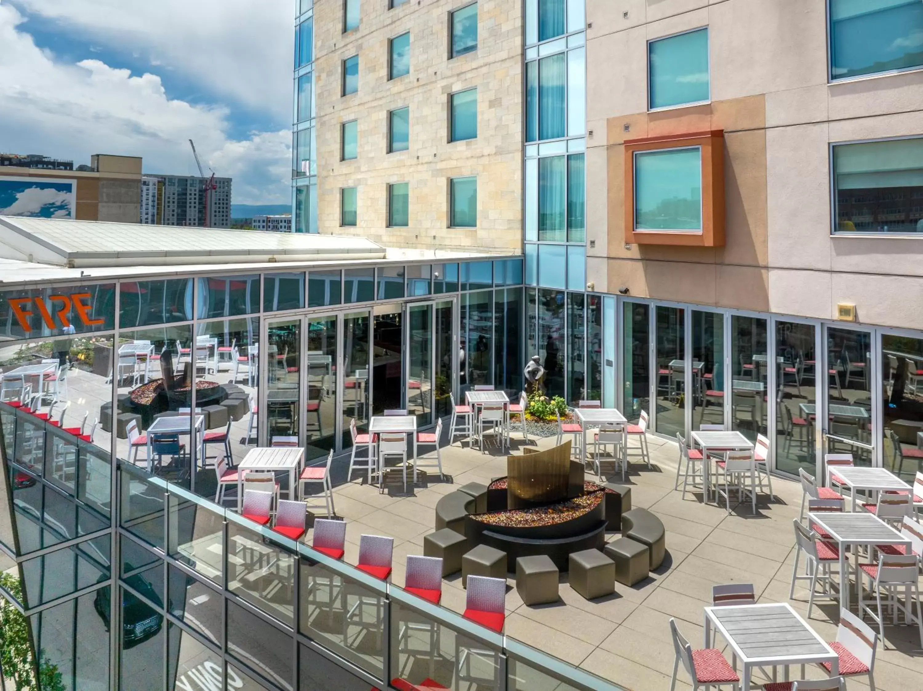 Patio, Balcony/Terrace in The Art Hotel Denver, Curio Collection by Hilton