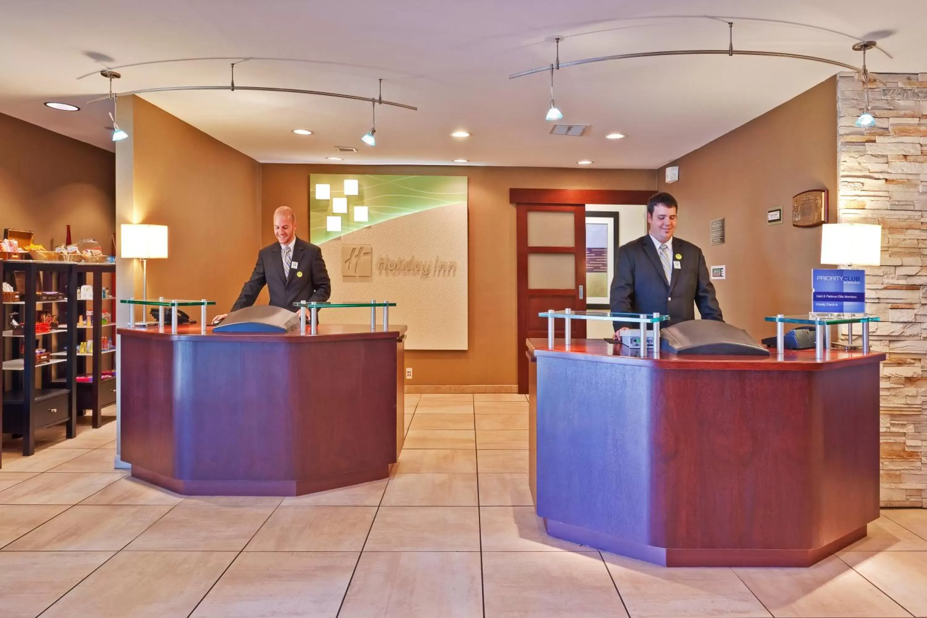 Lobby or reception in Holiday Inn Bloomington-University Area by IHG Lobby or reception in Holiday Inn Bloomington-University Area by IHG