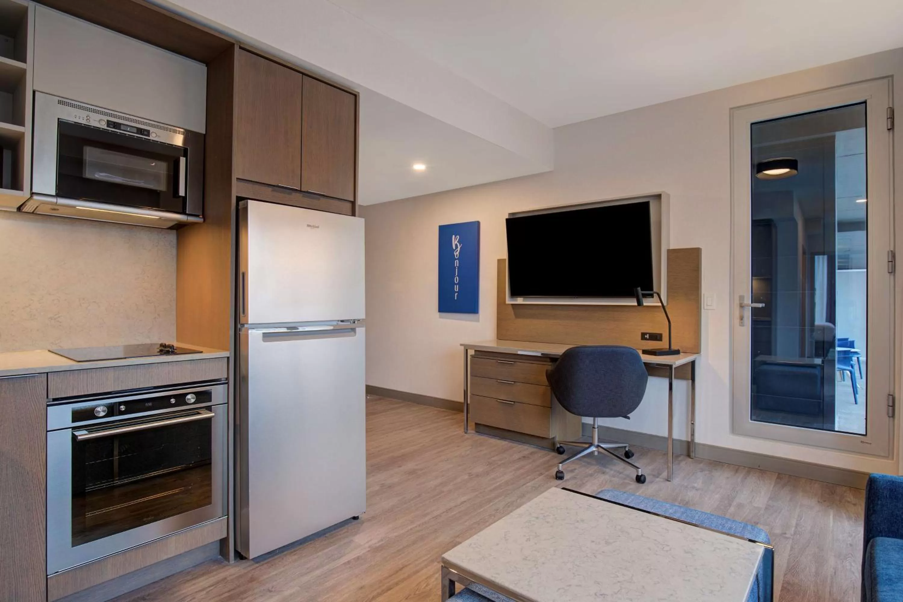 Kitchen or kitchenette in Homewood Suites By Hilton Montreal Downtown