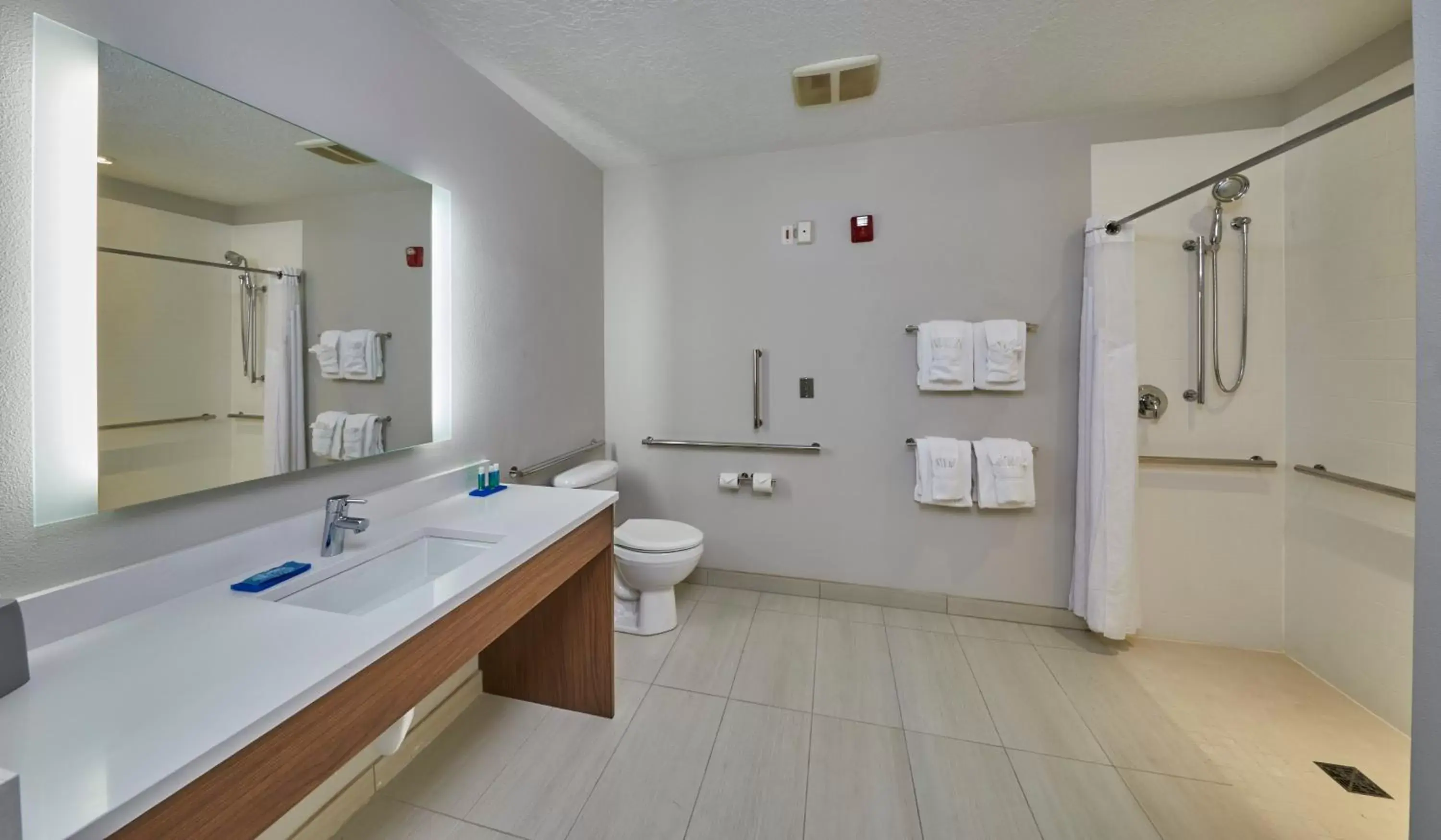 Shower, Bathroom in Holiday Inn Express Hotel & Suites Medford-Central Point, an IHG Hotel