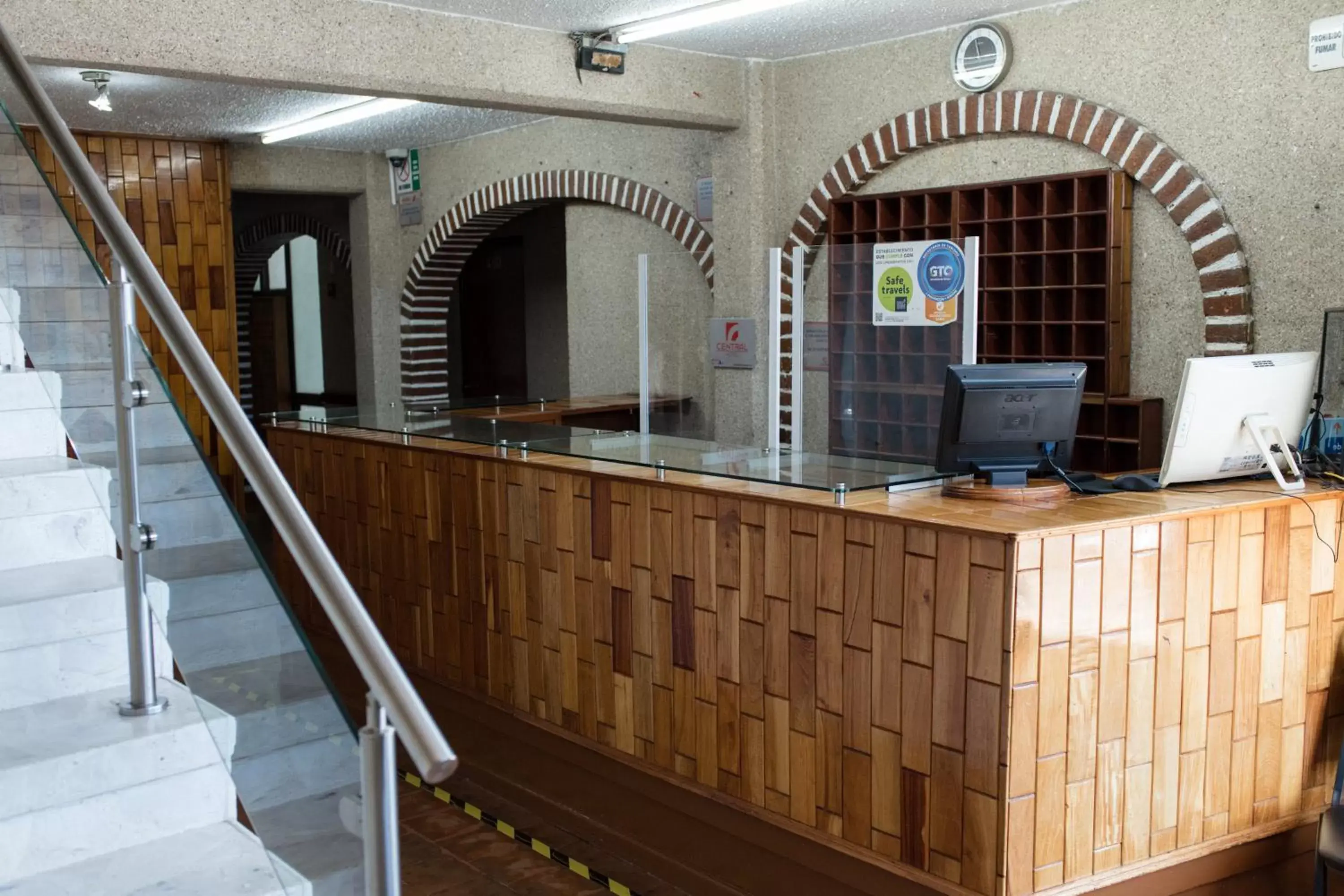 Lobby or reception, Lobby/Reception in Hotel Central Irapuato - Hotel en Irapuato