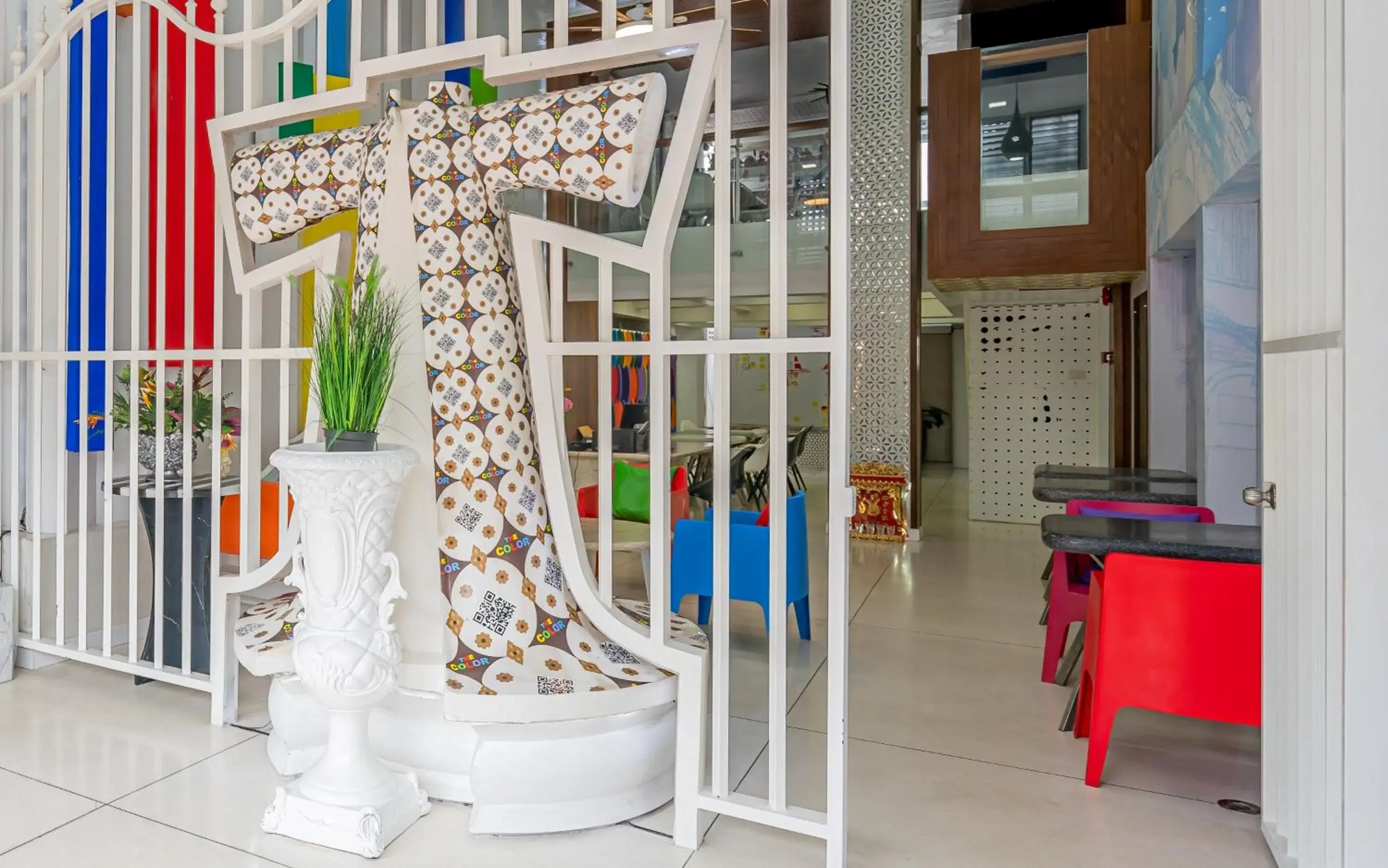 Facade/entrance in The Color Kata Facade/entrance in The Color Kata