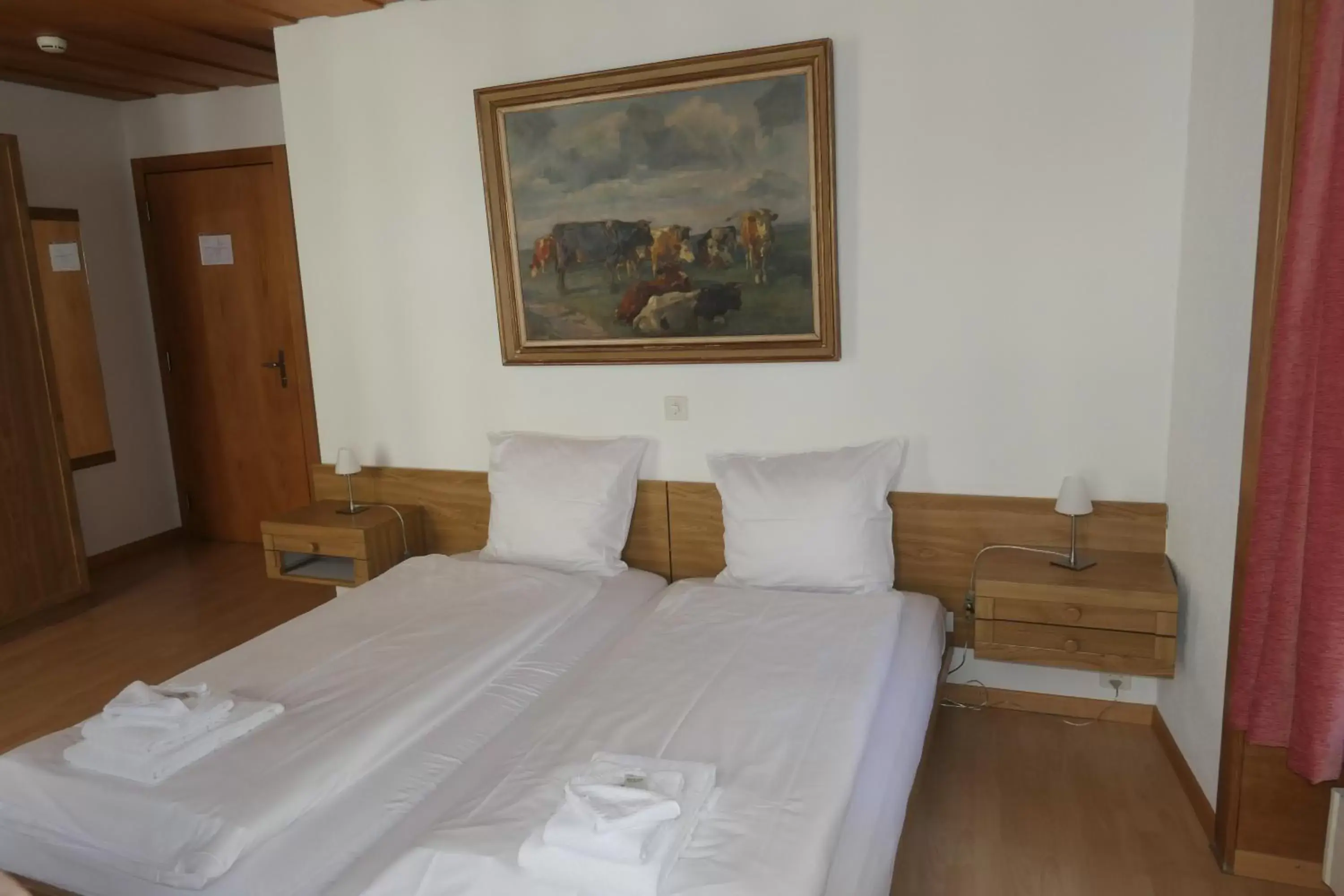 Bed in Hotel Franziskaner