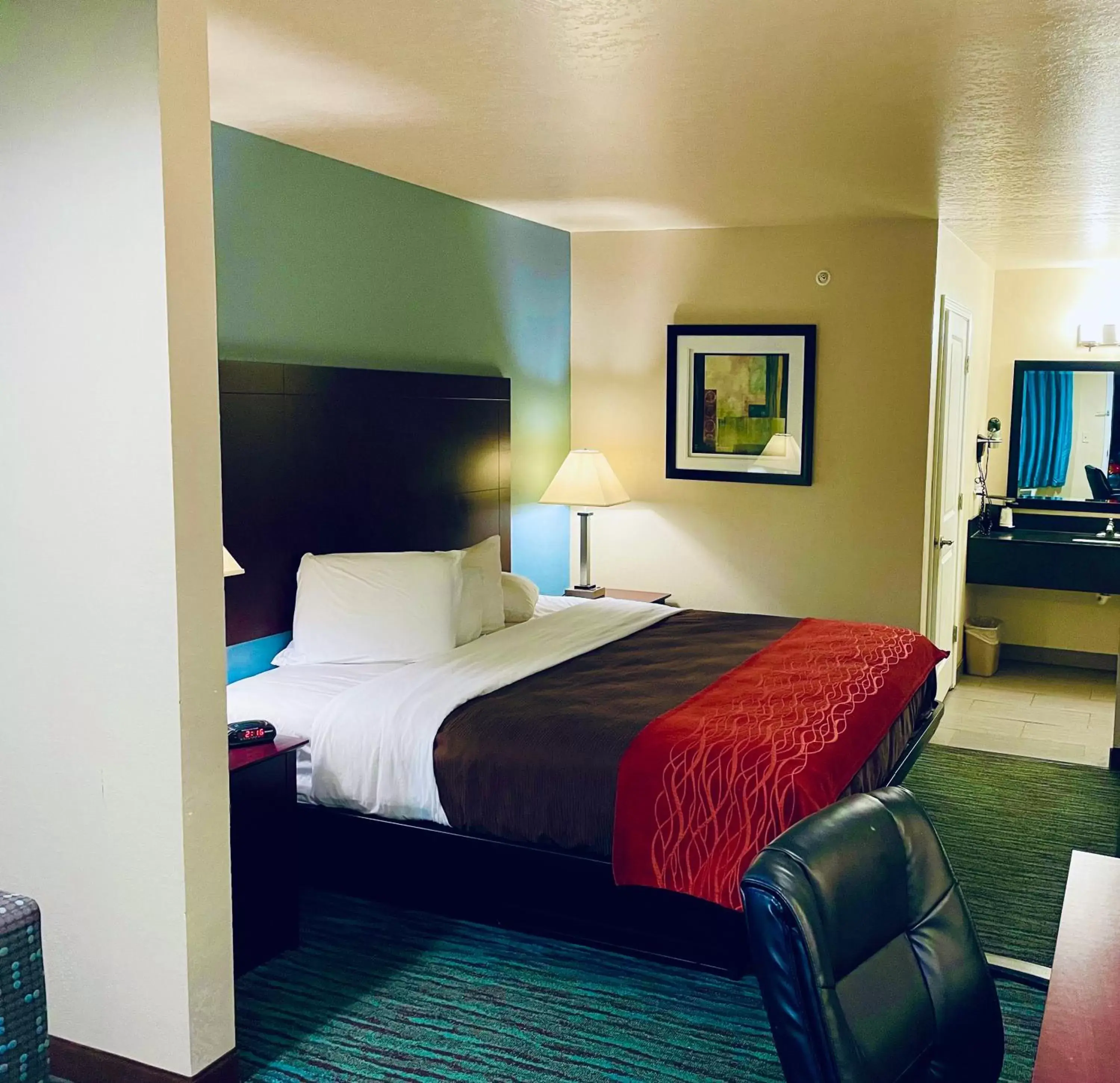 View (from property/room), Bed in Garden Inn and Suites View (from property/room), Bed in Garden Inn and Suites