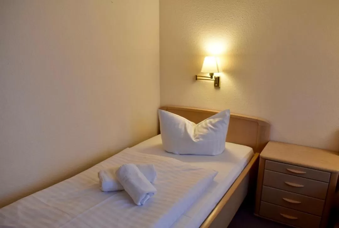 Bed in Hotel Trebeltal