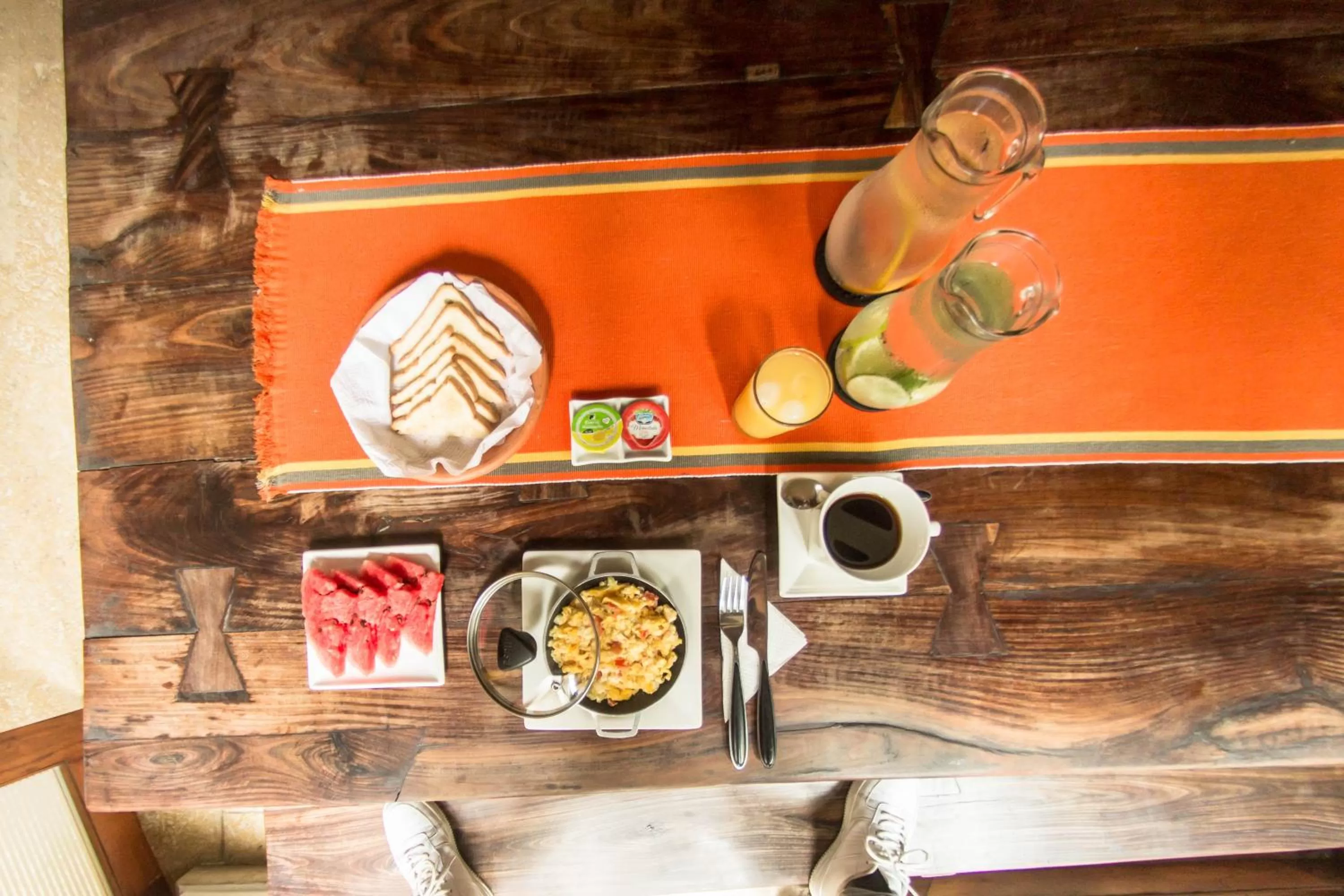 American breakfast in Hotel Casa Gloria Boutique