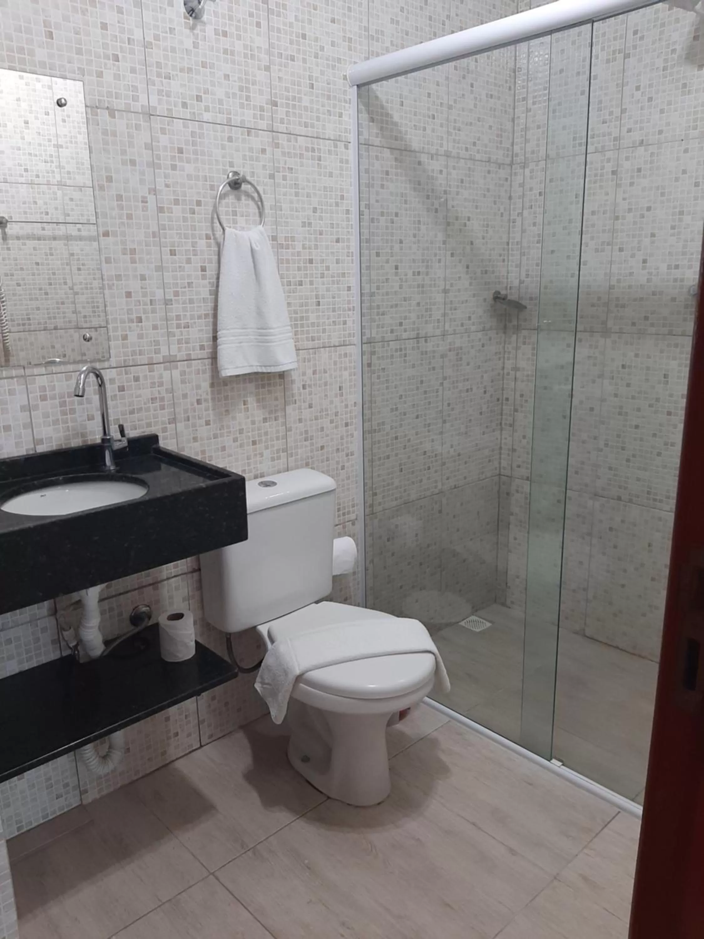 Bathroom in Pousada Casa do Luiggi