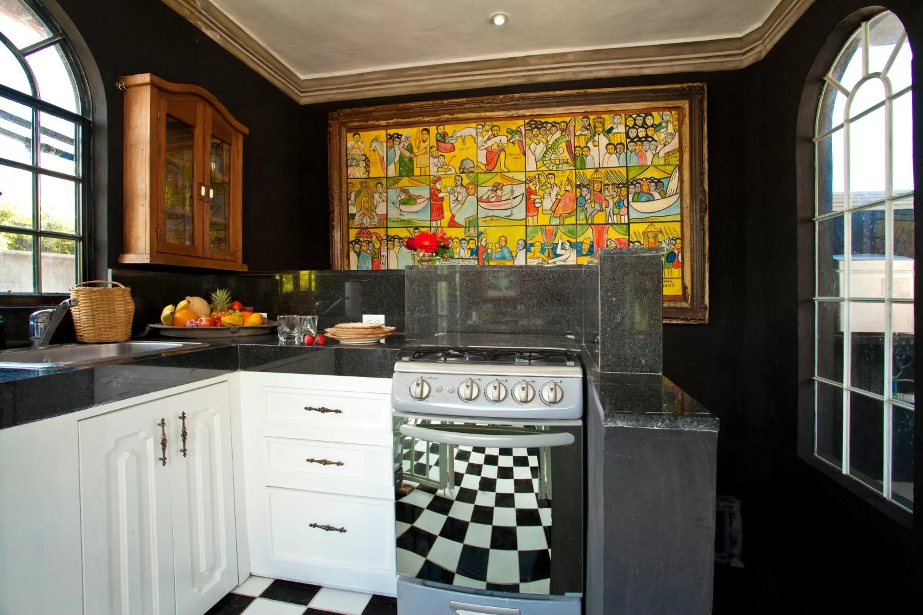 Kitchen or kitchenette in Hotel Boutique Rivera Del Rio